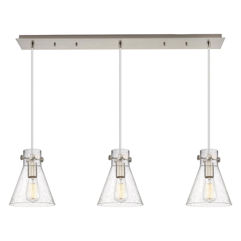 Bruno Marashlian Newton Cone 39 Inch 3 Light Linear Suspension Light by Innovations Lighting