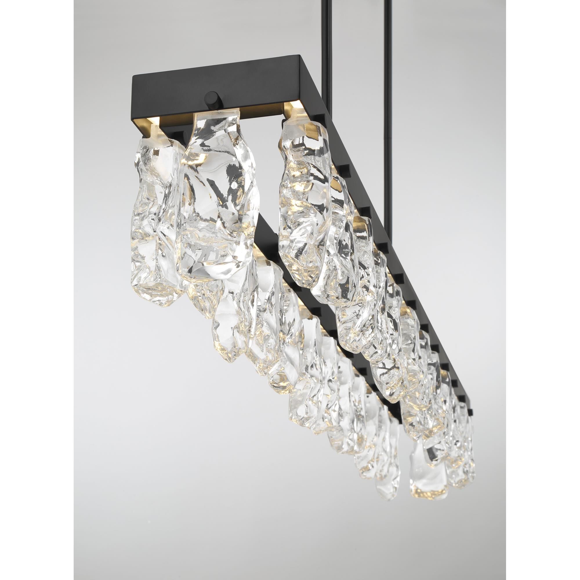 Artic Glacier Linear Suspension Light by Kovacs