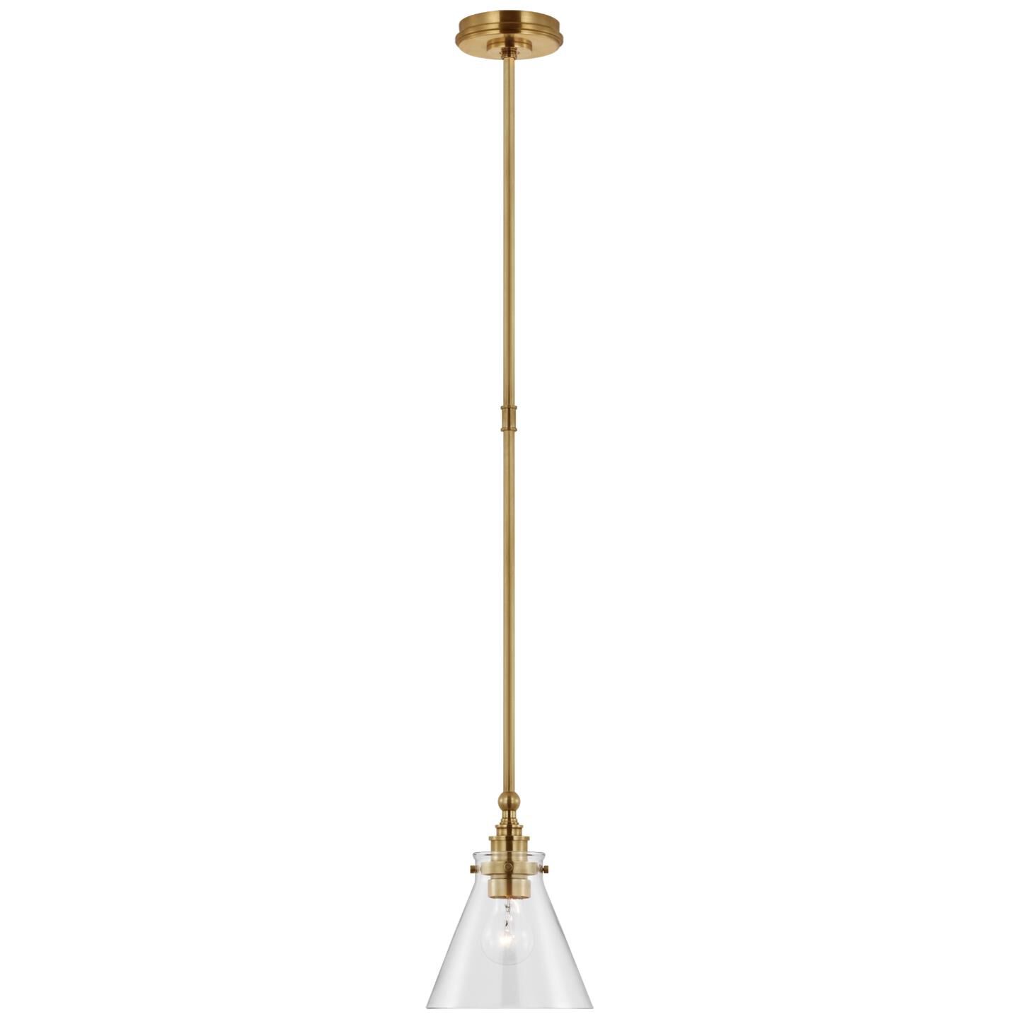 Visual Comfort Signature Collection Chapman and Myers Parkington 7 Inch LED Mini Pendant