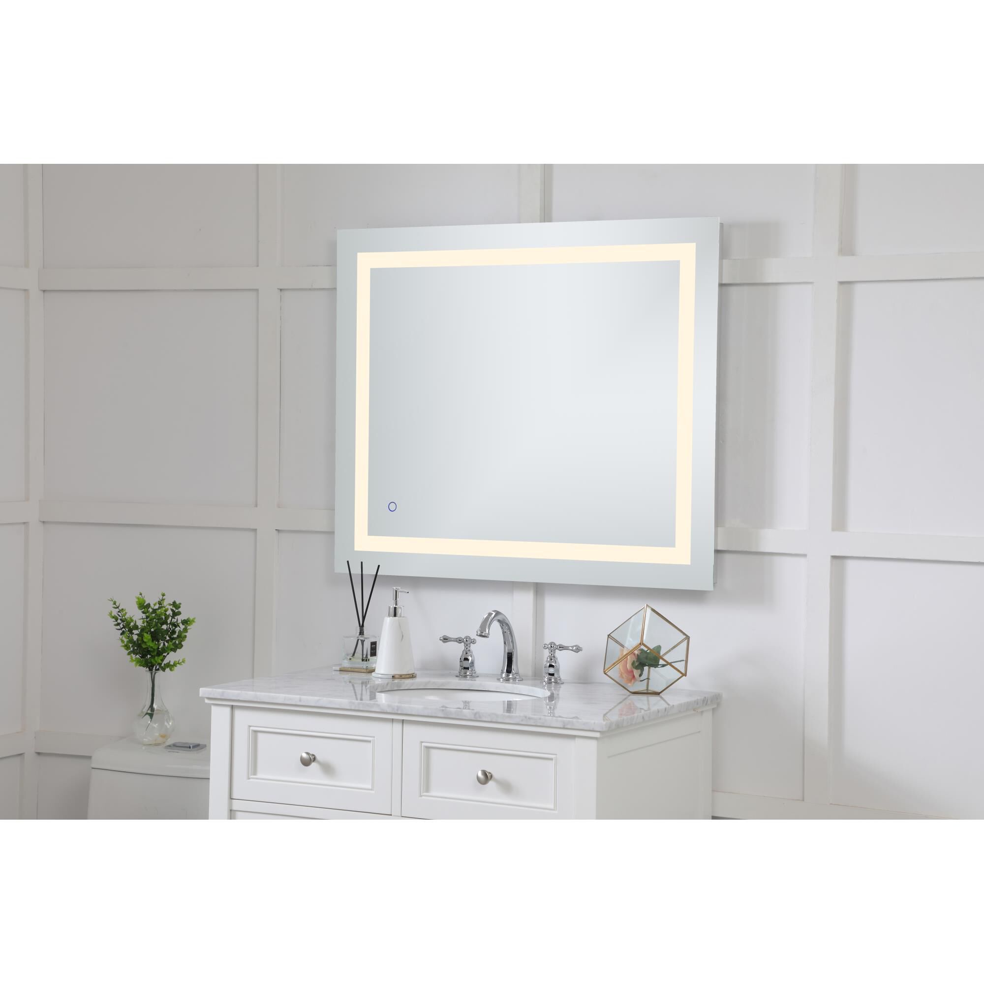 Helios LED Lighted Mirrors by Elegant Decor