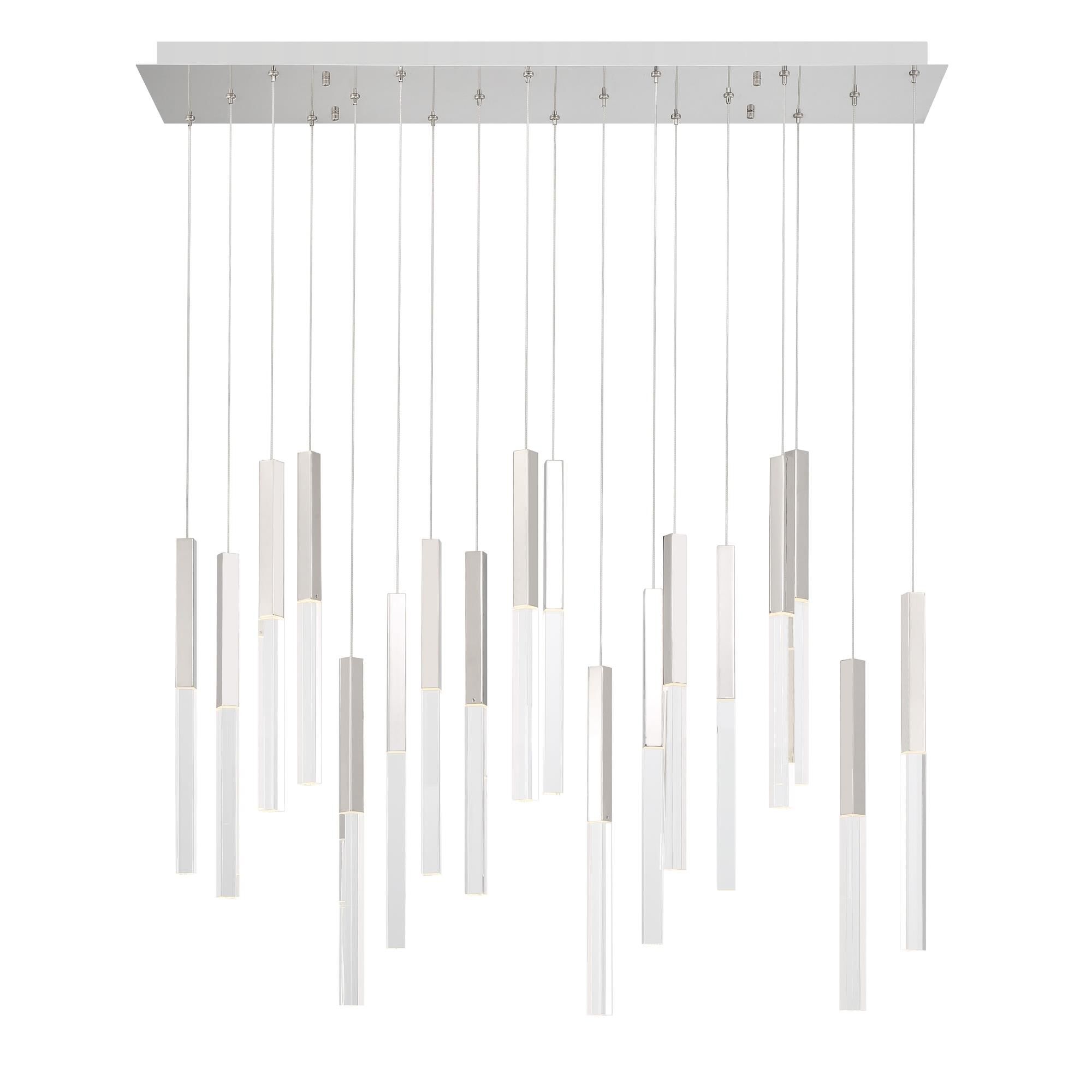 Benicio 42 Inch 18 Light LED Linear Suspension Light by Eurofase Lighting