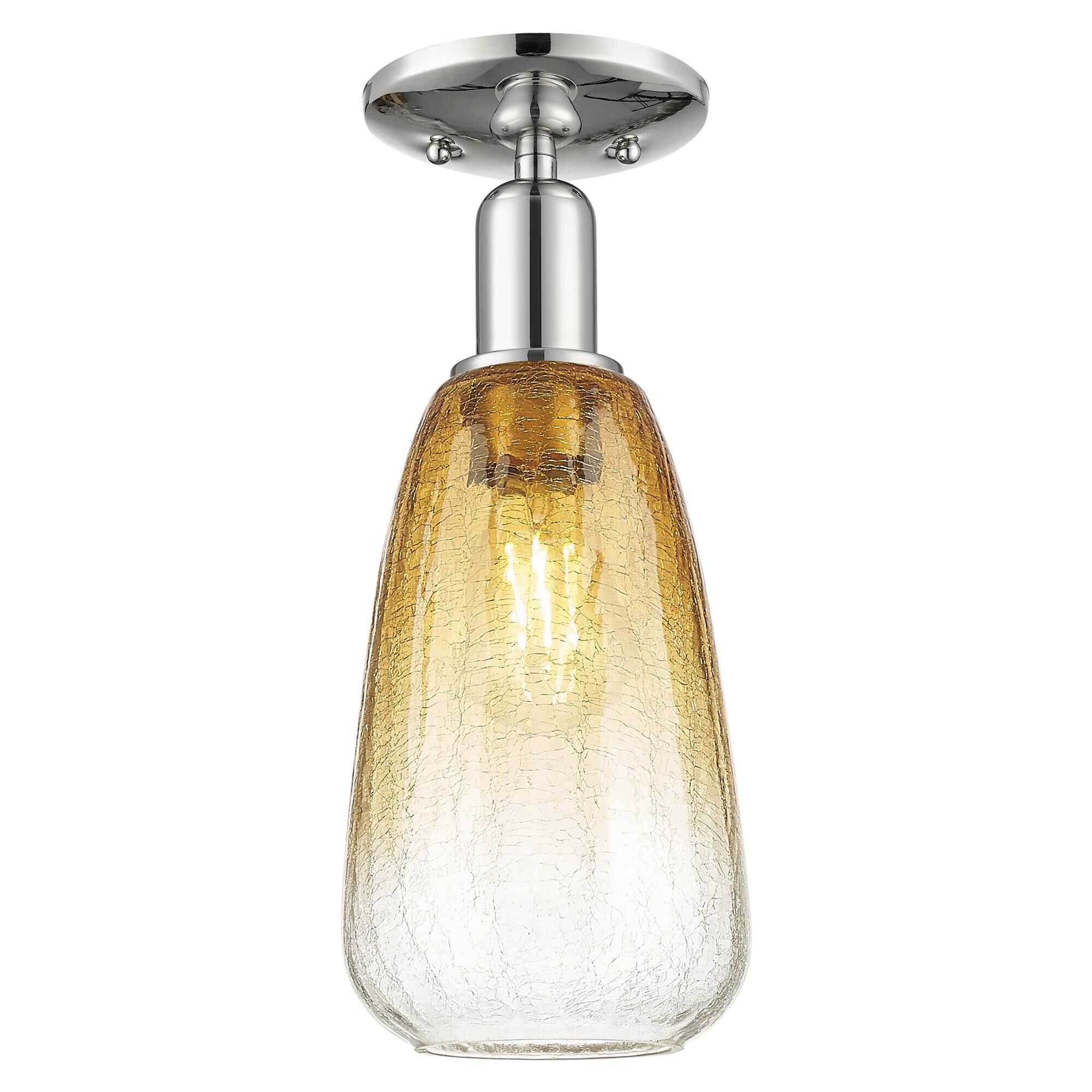 Bruno Marashlian Brookhaven Almond 6 Inch Semi Flush Mount by Innovations Lighting