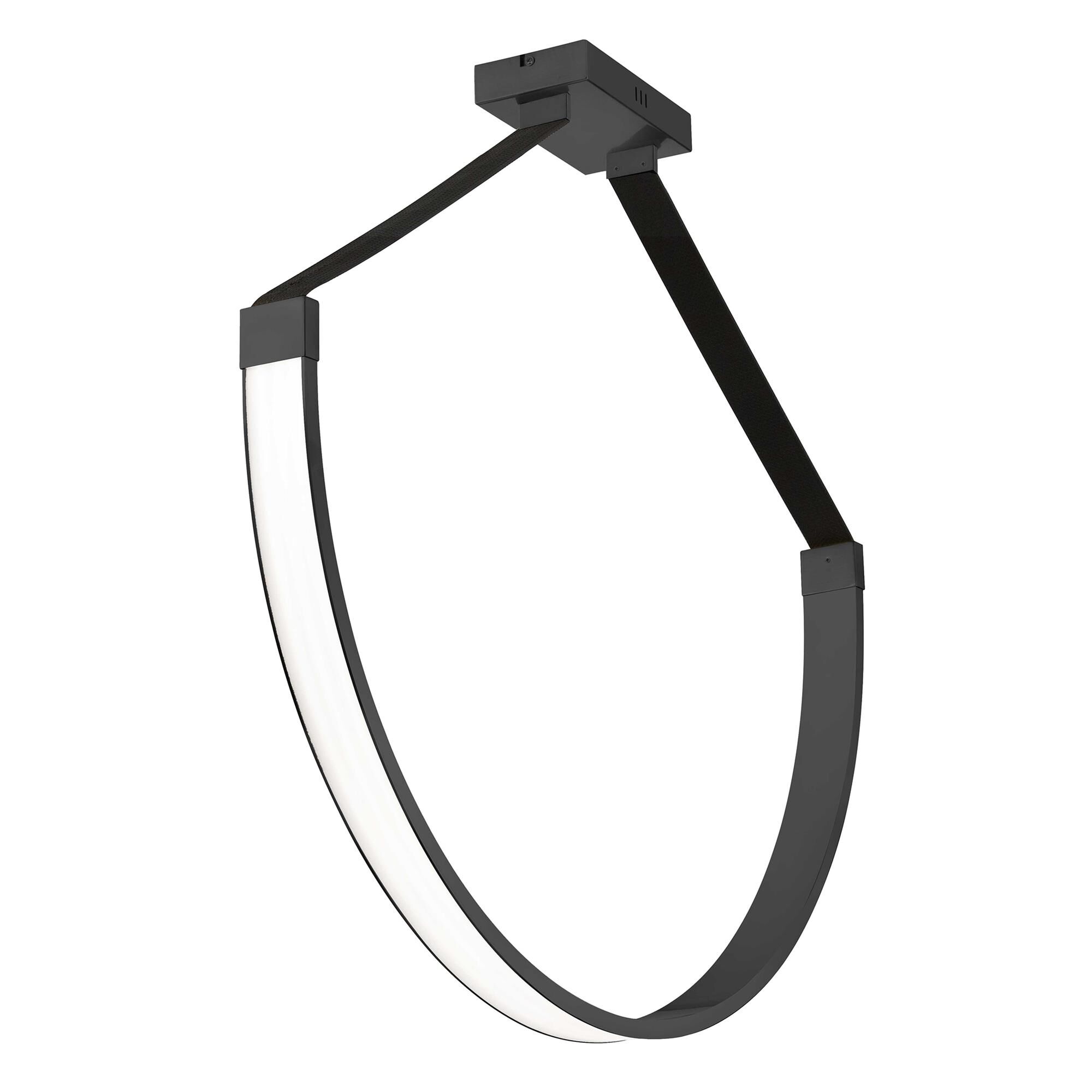 Regan 40 Inch 1 Light LED Semi Flush Mount by Dainolite