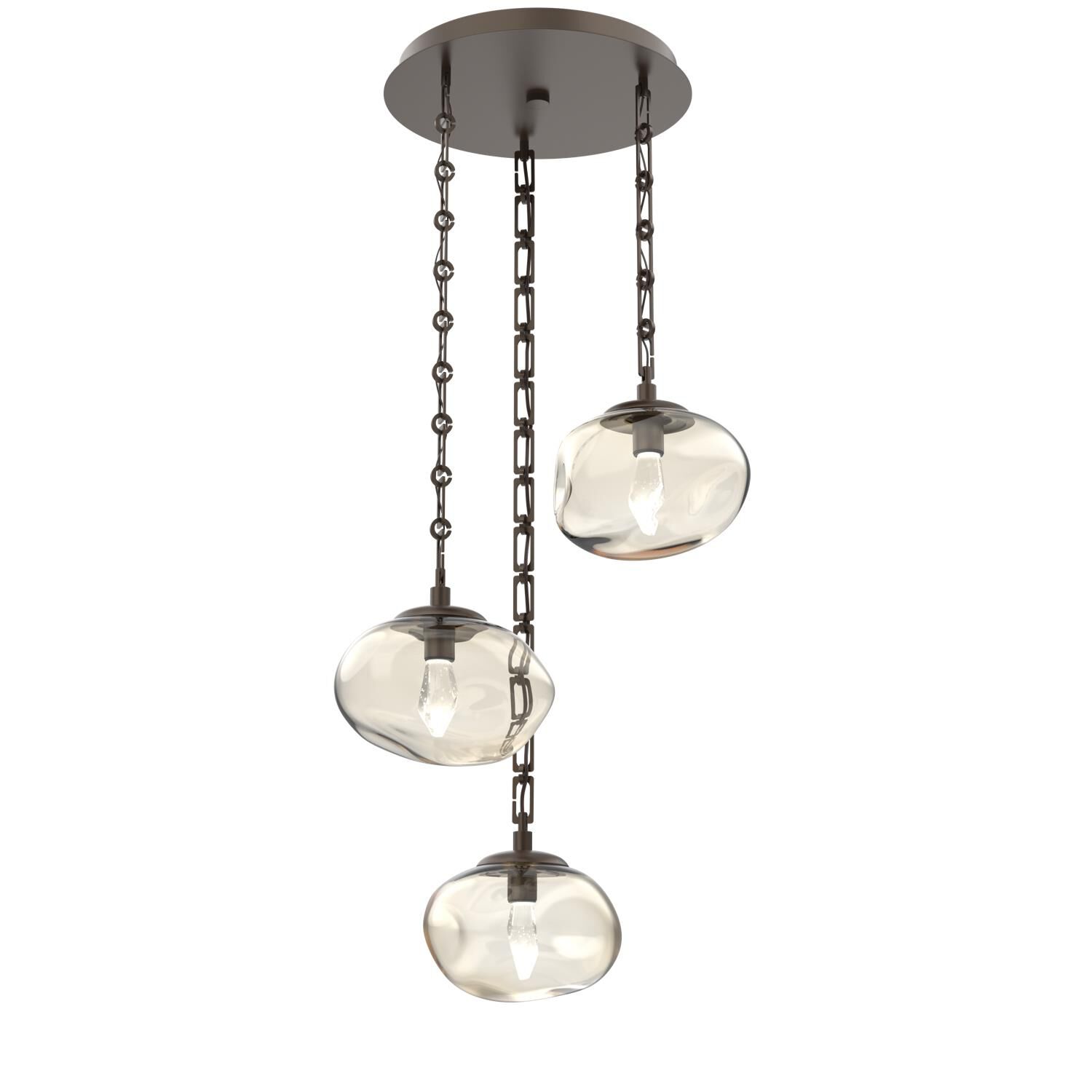 Levi Wilson Nova Led 22 Inch Multi Light Pendant by Hammerton Studio