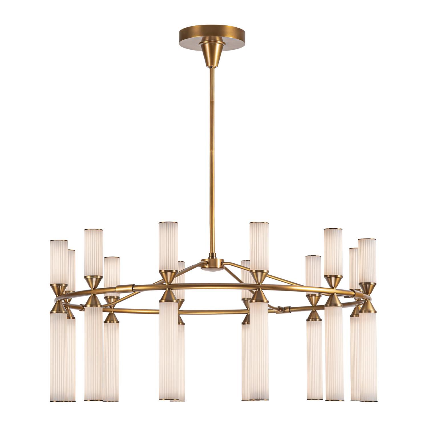 Alan Pepin Edwin 38 Inch Chandelier by Alora Lighting