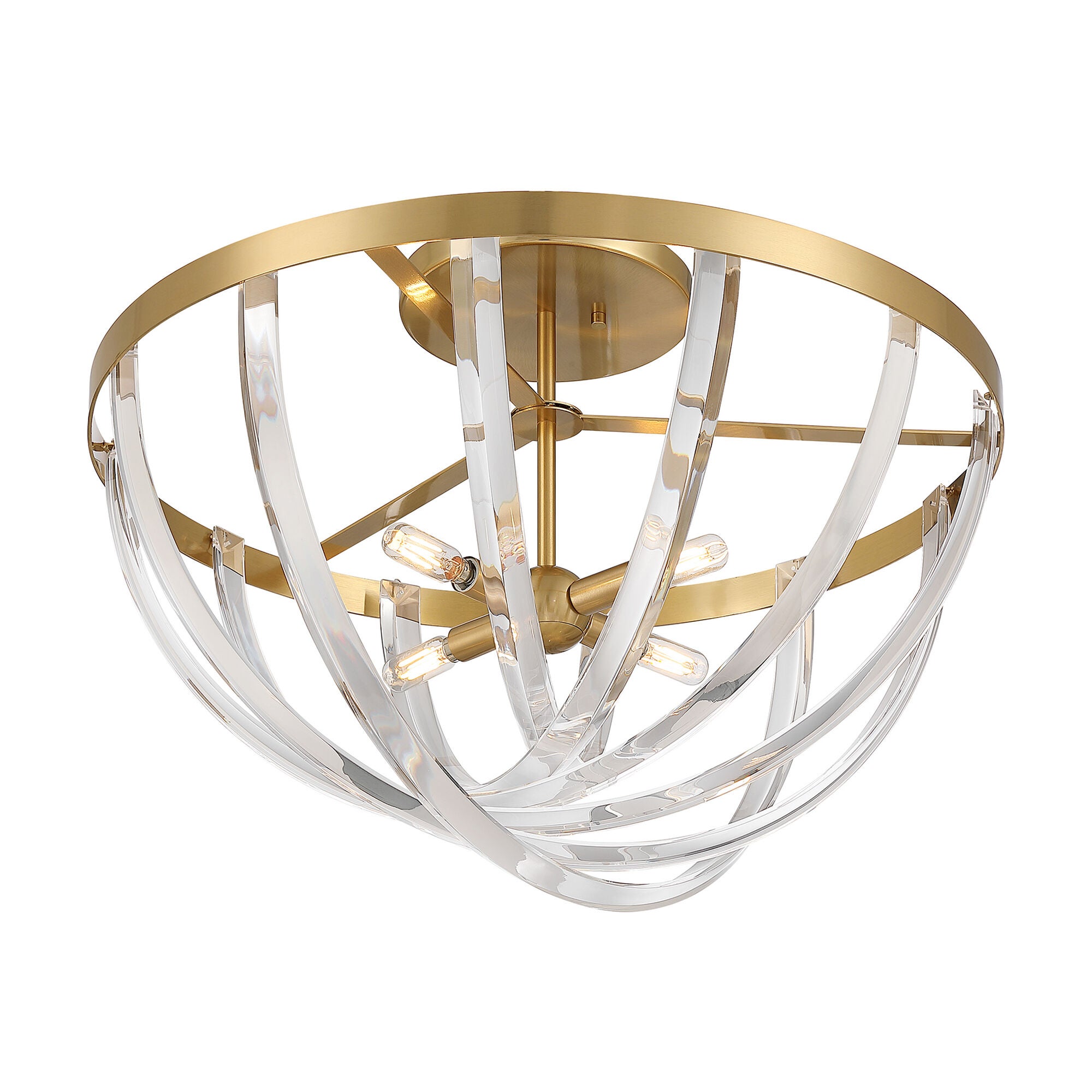 Jennings 24 Inch Semi Flush Mount,