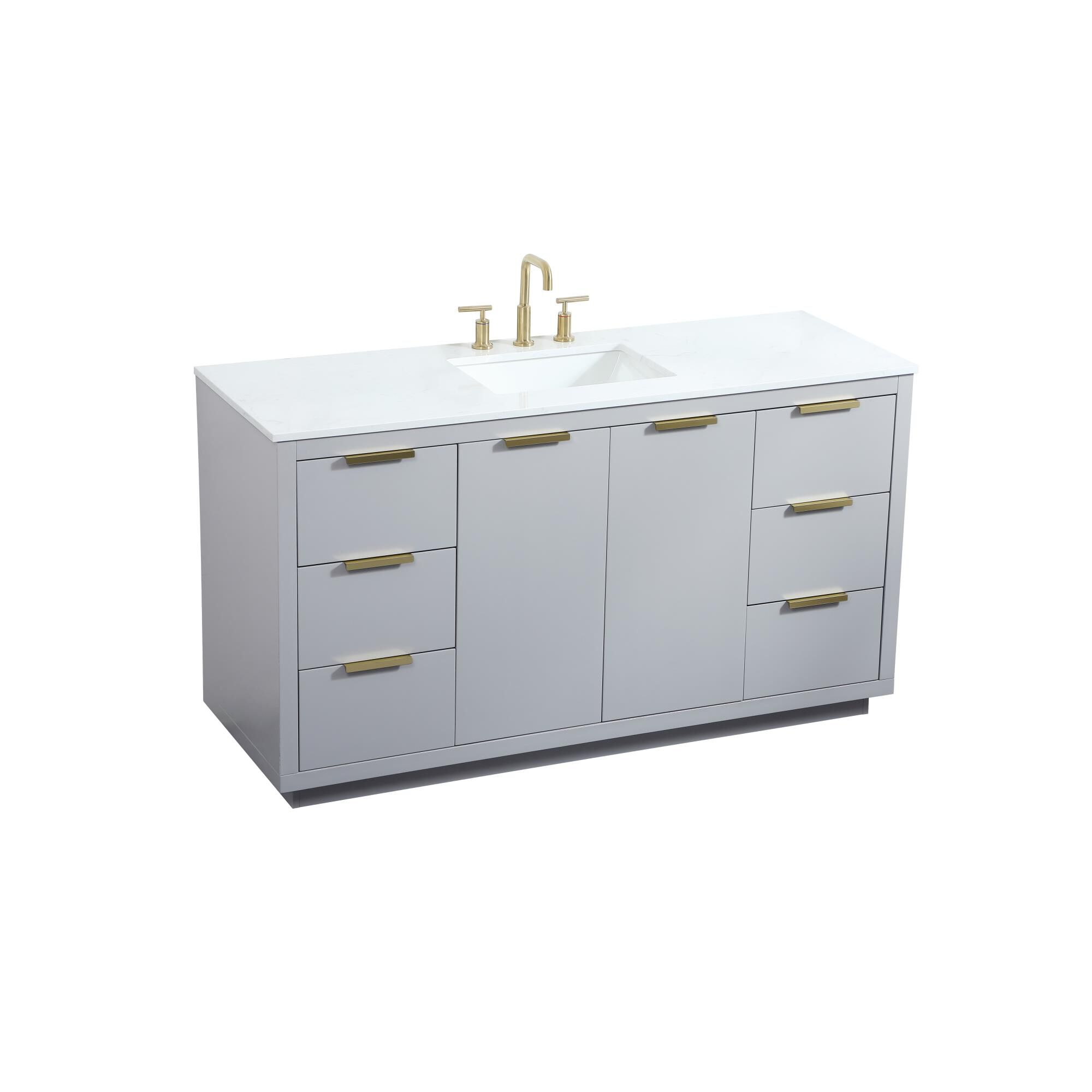 Blake 60 Inch Bath Vanity by Elegant Decor