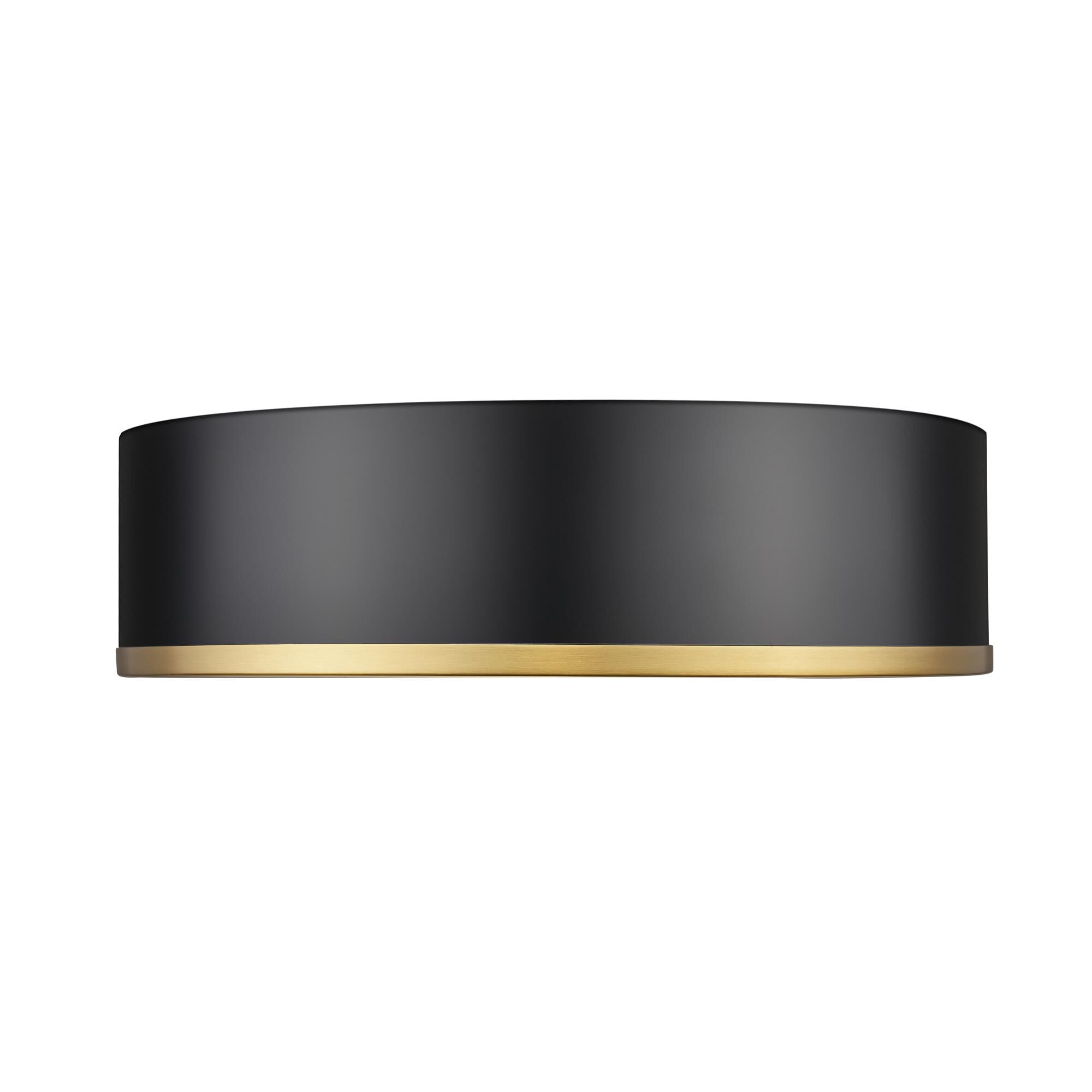 Shown in Matte Black + Modern Gold finish and Frosted glass and Frosted shade