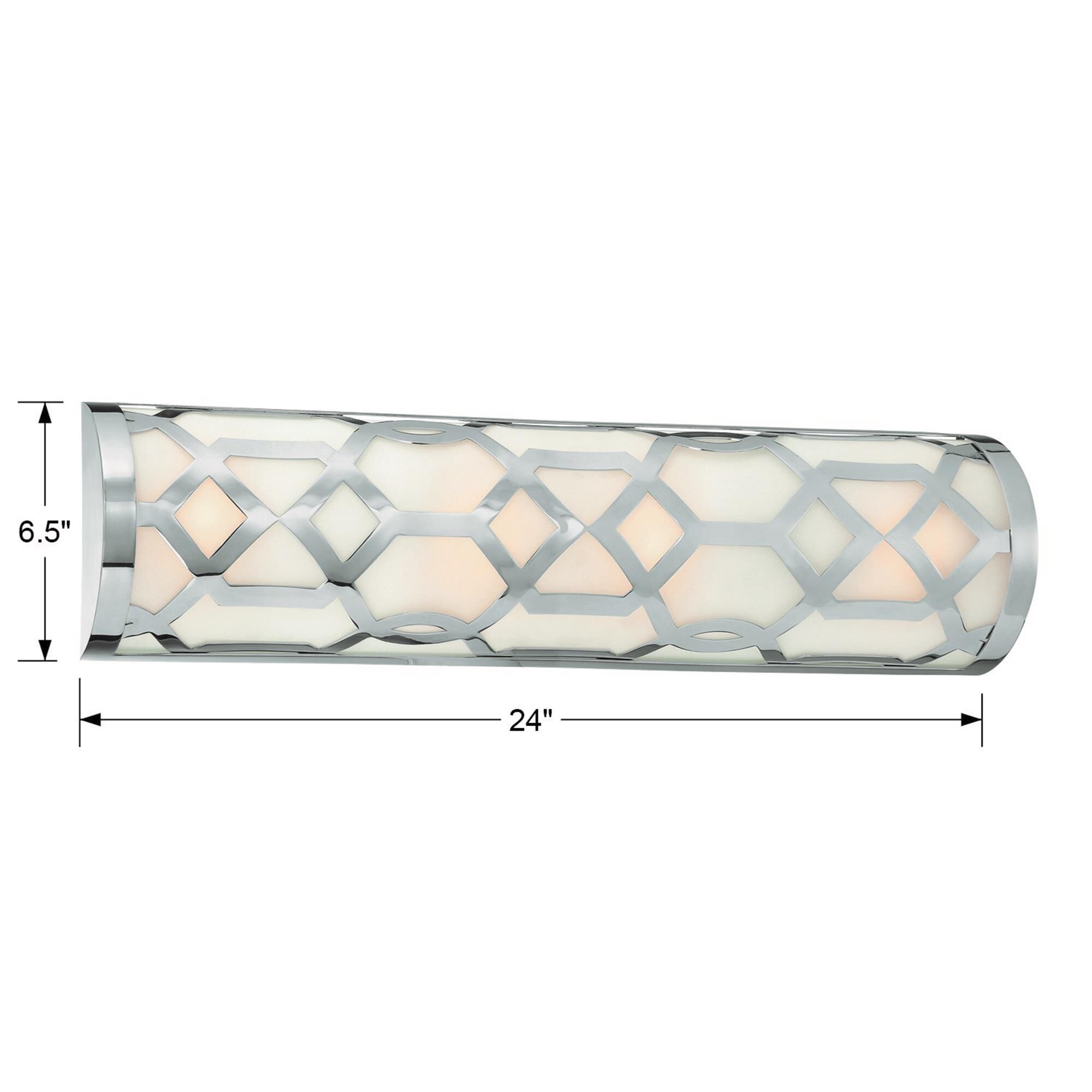 Shown in Polished Nickel finish and Glass glass and White shade