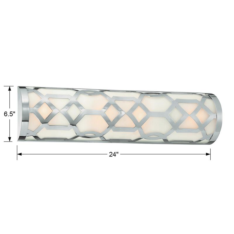 Libby Langdon Jennings 24 Inch Bath Vanity Light by Crystorama