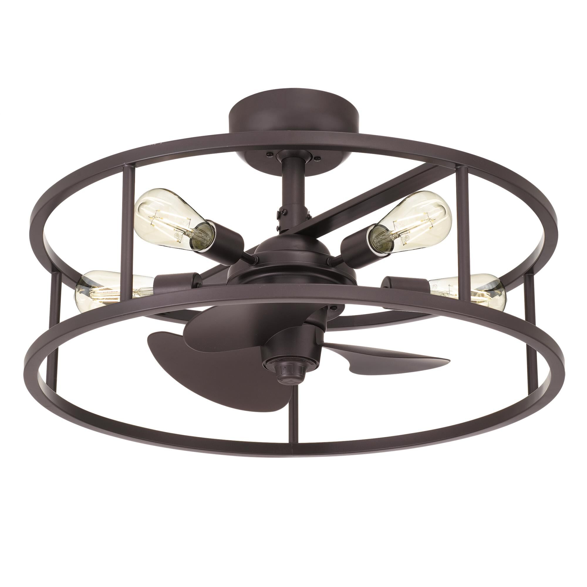New Harbor 23 Inch Chandelier Ceiling Fan by Quoizel