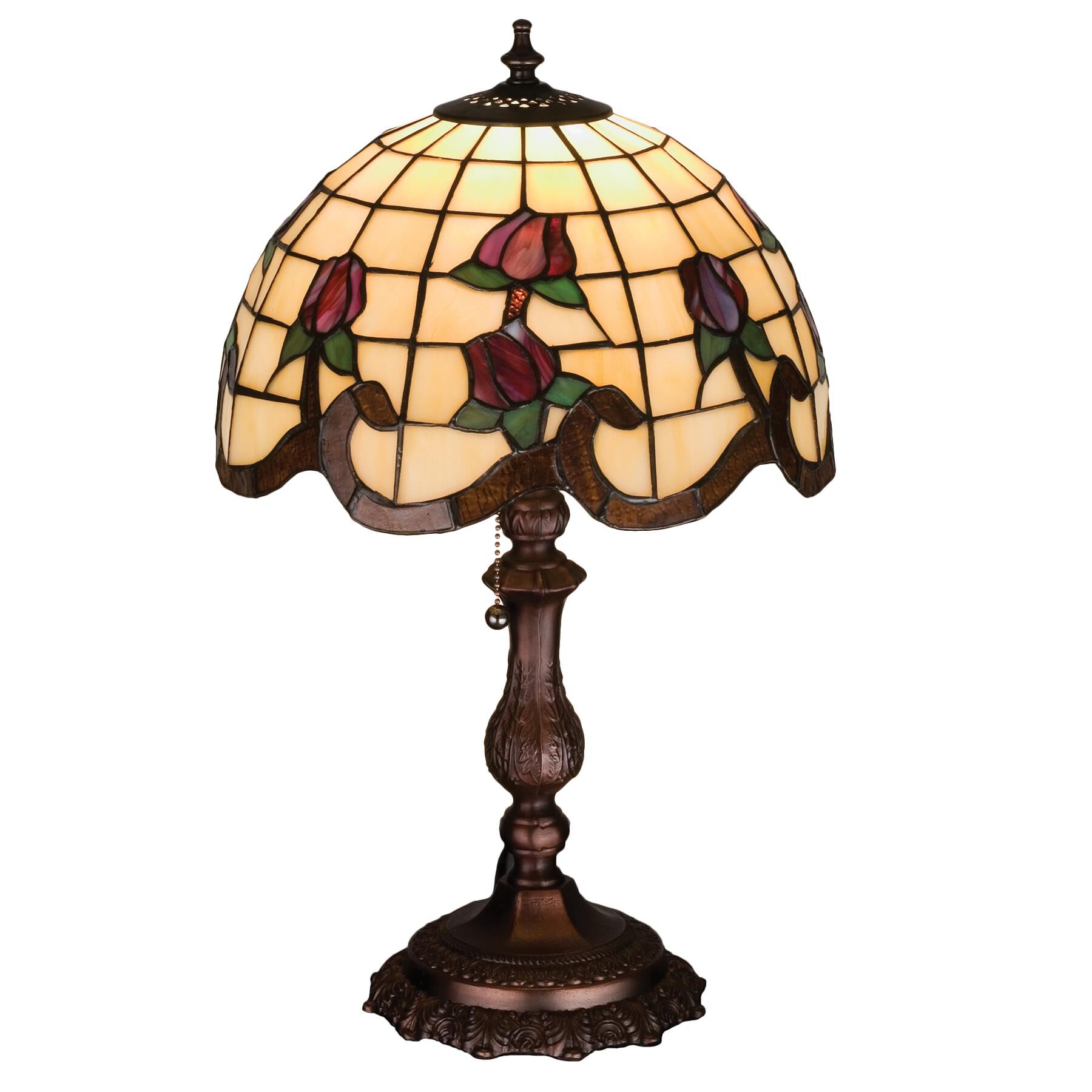Roseborder 20 Inch Table Lamp by Meyda Lighting