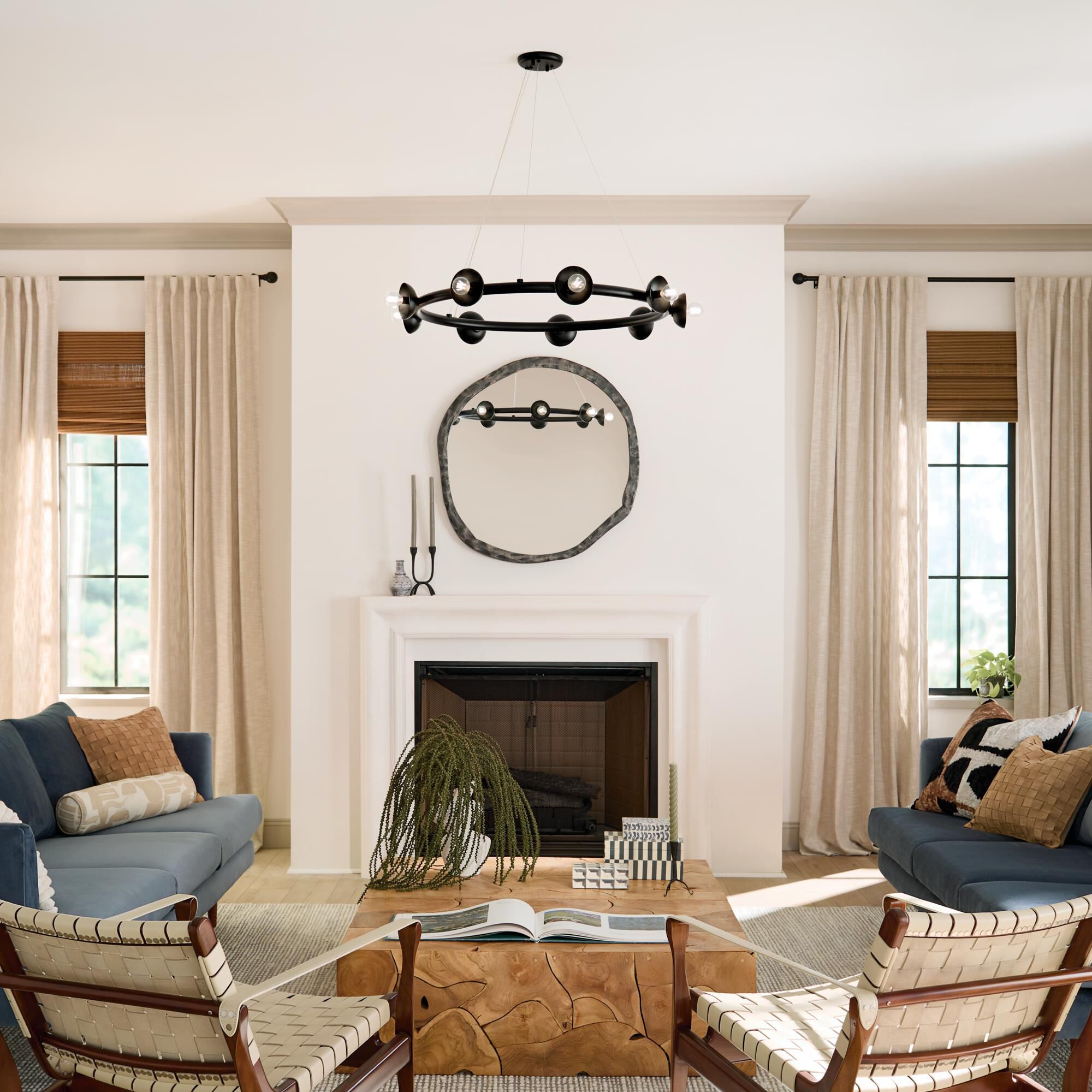 Palta 34 Inch 9 Light Chandelier by Kichler Lighting