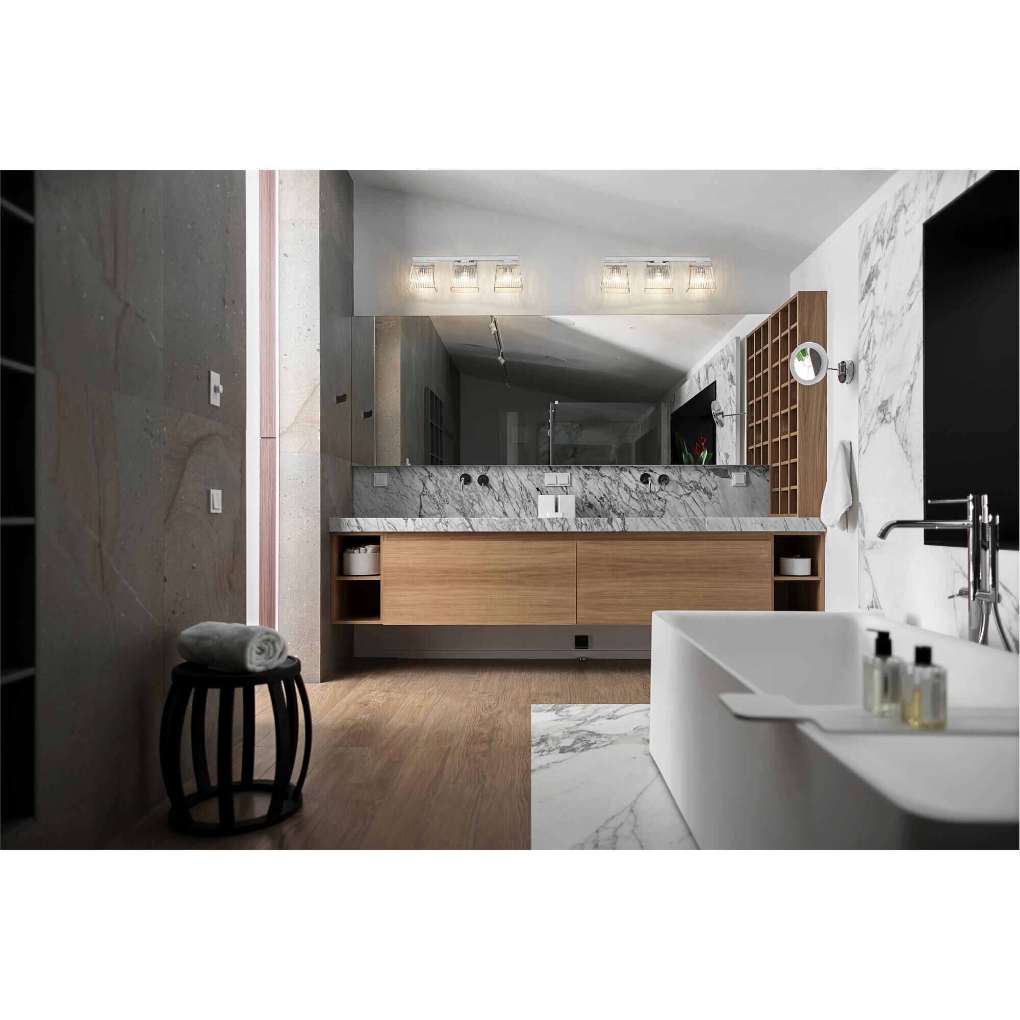 Shown in Chrome finish