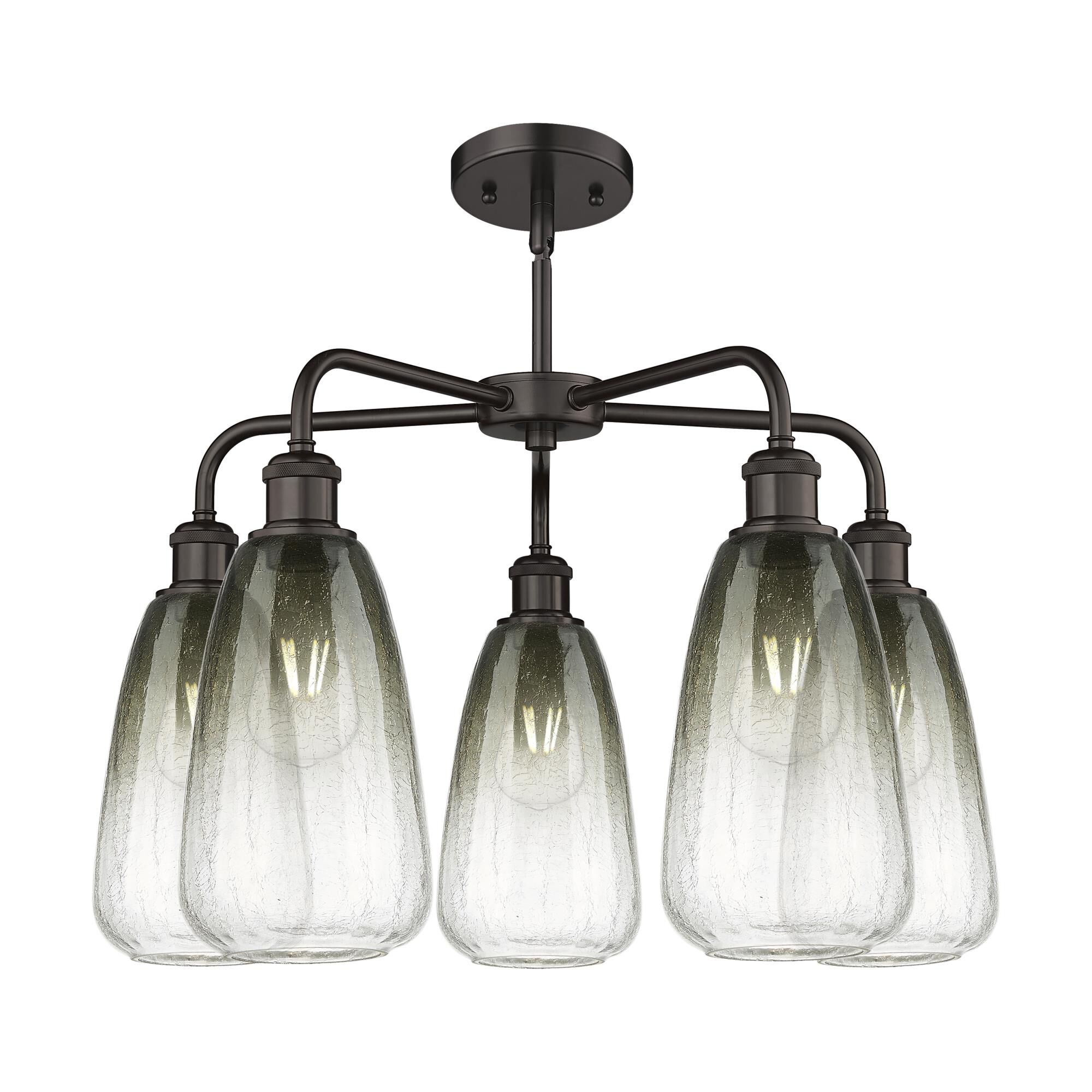 Bruno Marashlian Brookhaven Almond 25 Inch Chandelier by Innovations Lighting