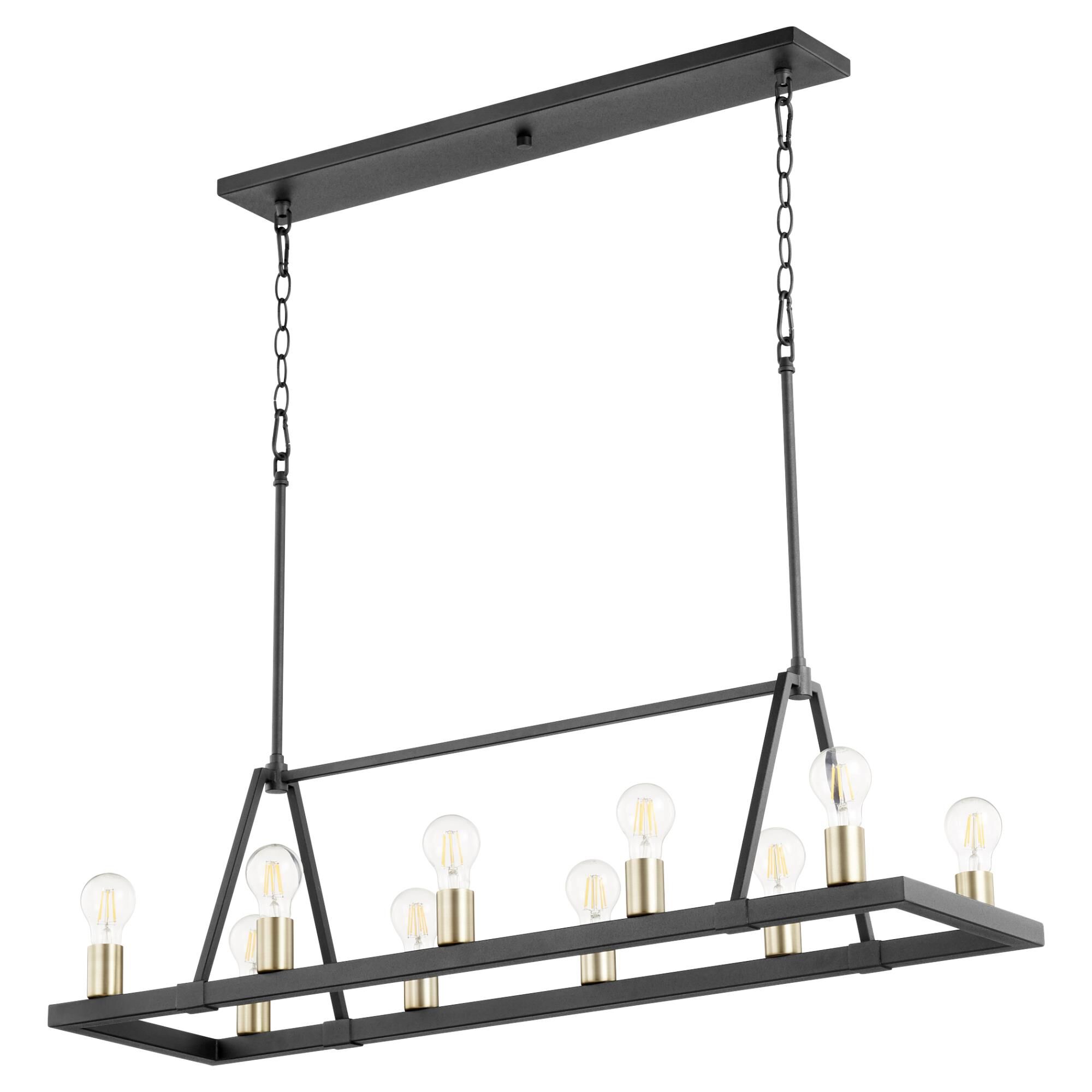 Paxton 40 Inch 10 Light Linear Suspension Light by Quorum International