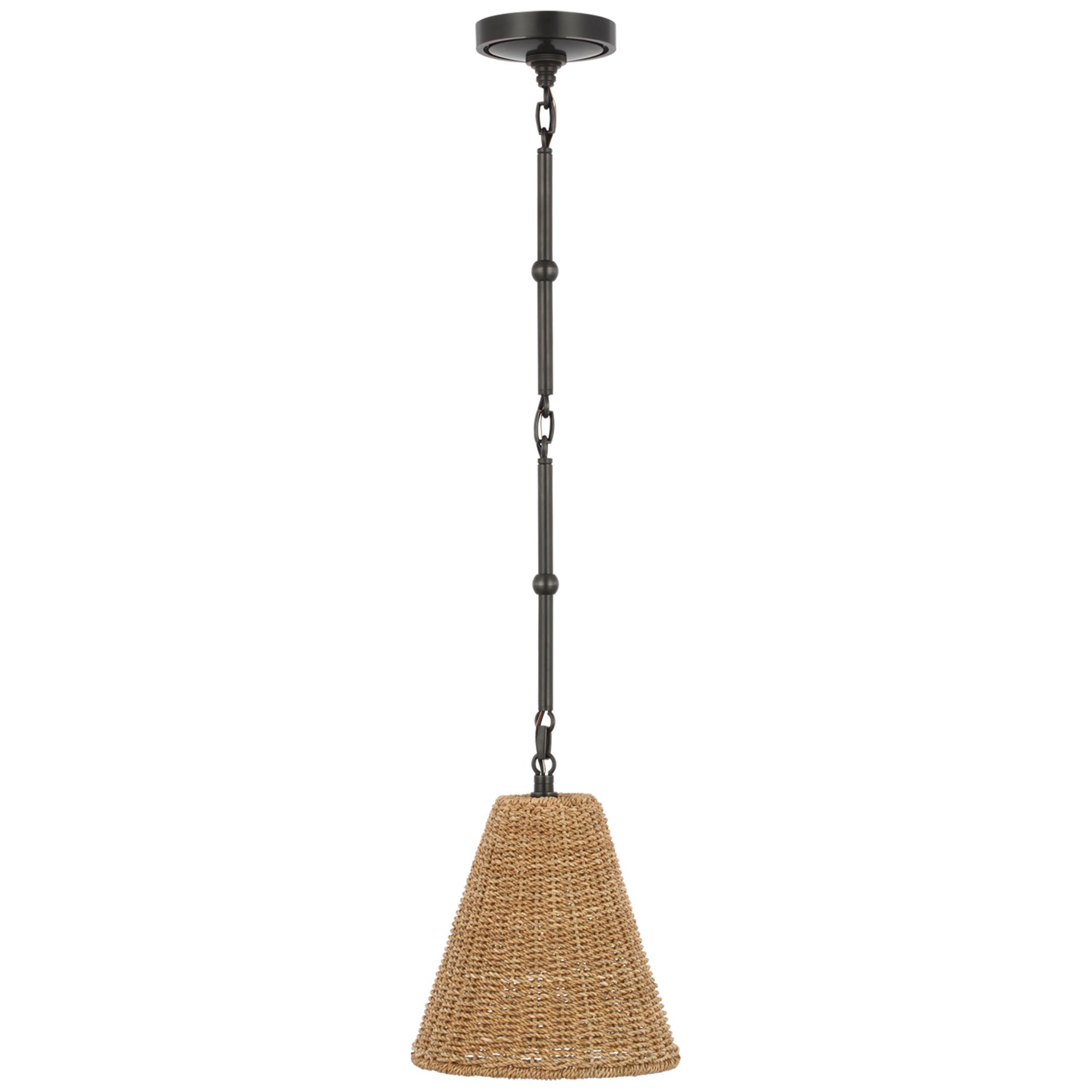Shown in Bronze finish and Toast shade