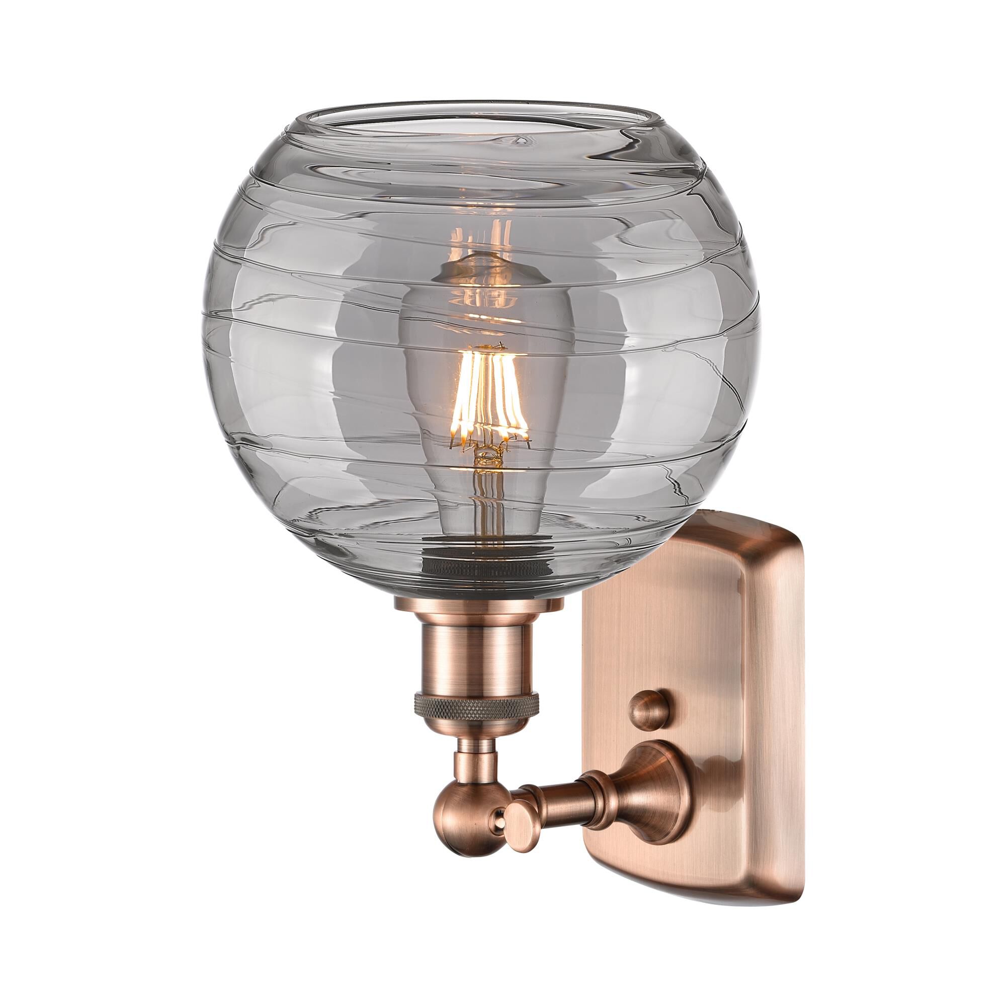 Bruno Marashlian Athens Deco Swirl 8 Inch Wall Sconce by Innovations Lighting