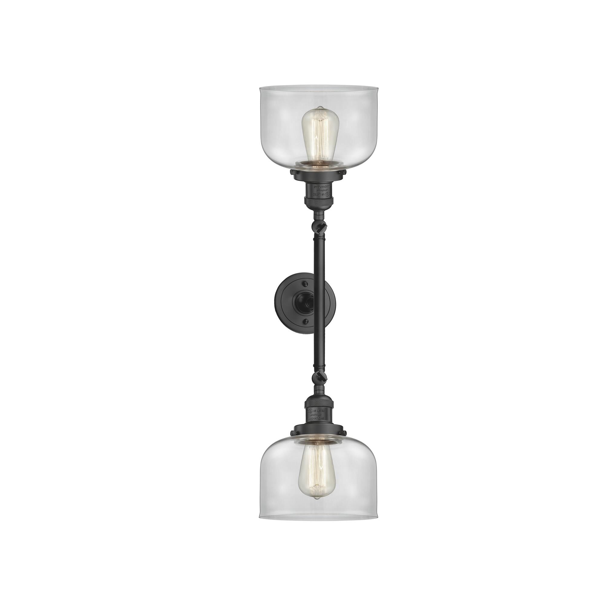 Shown in Oil Rubbed Bronze finish and Clear glass