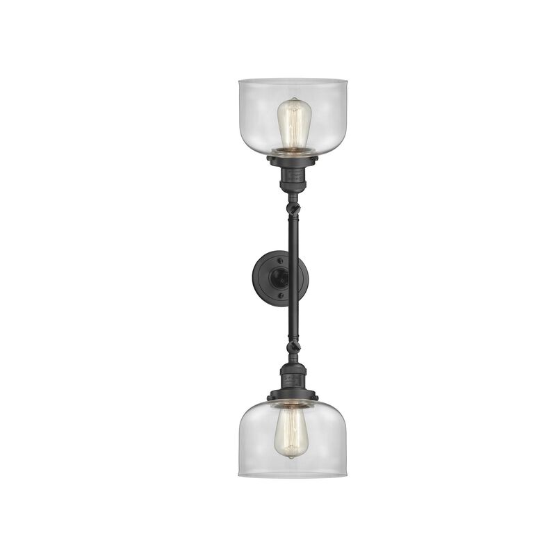 Bruno Marashlian Large Bell 19 Inch 2 Light Bath Vanity Light by Innovations Lighting