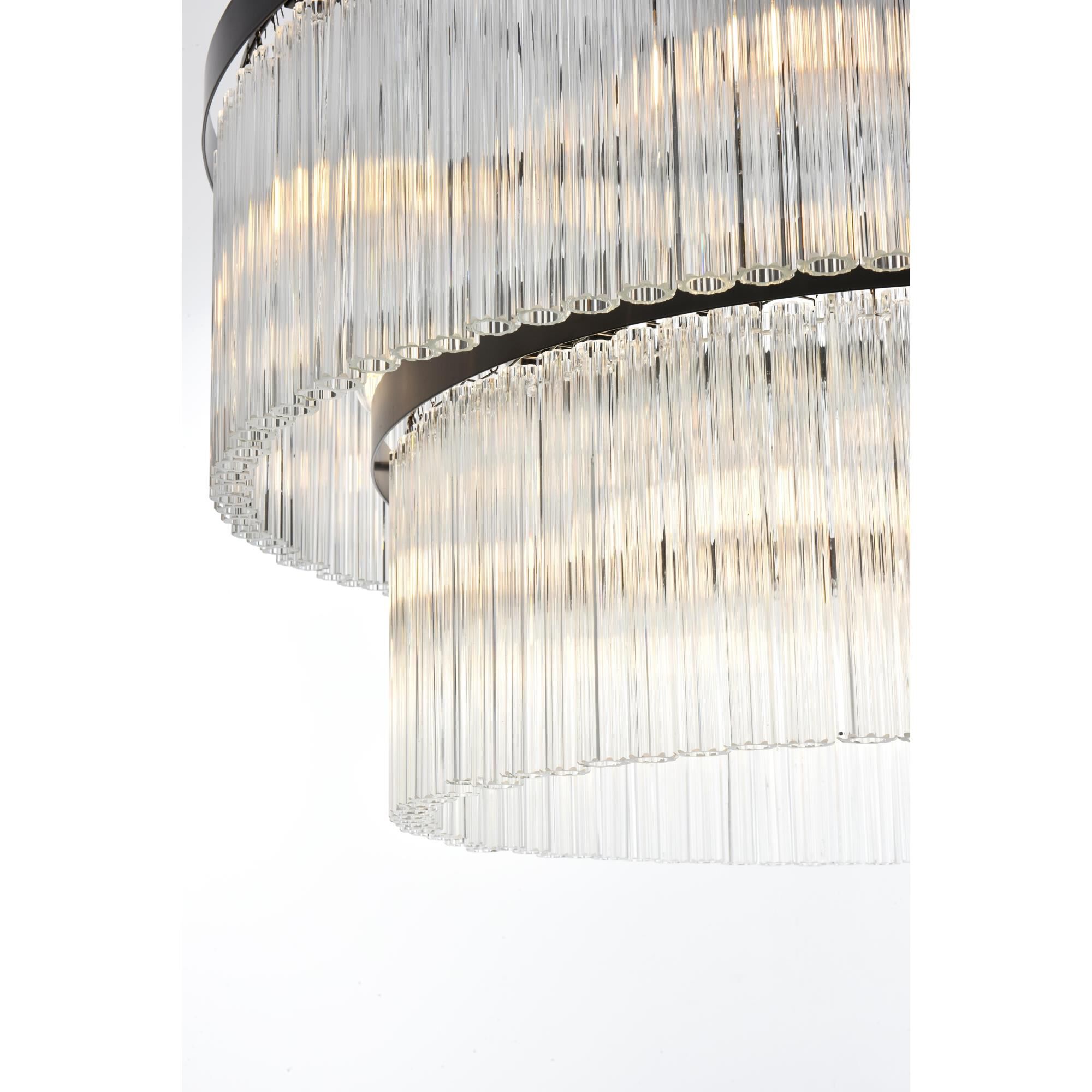 Harlow 32 Inch Chandelier by Elegant Lighting