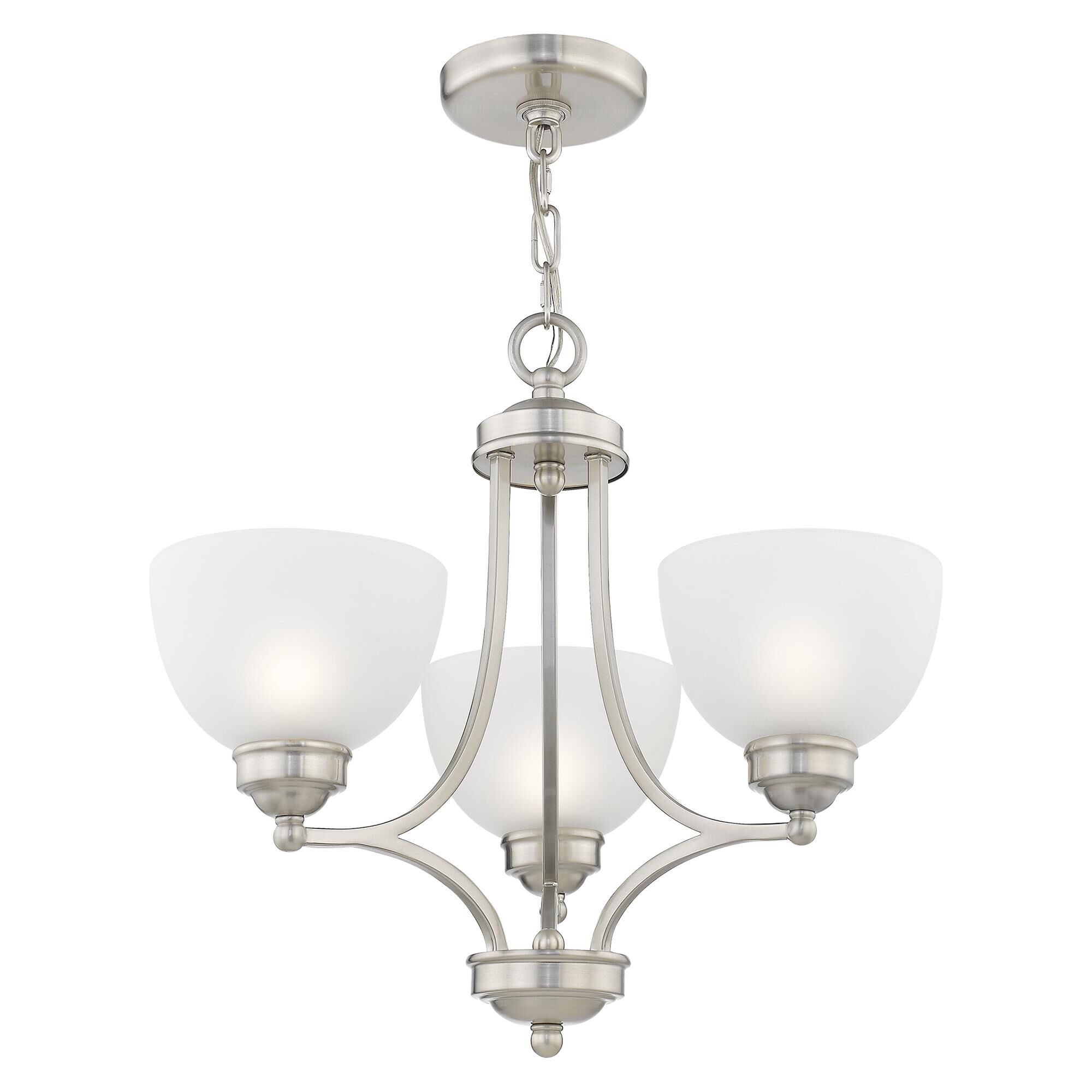 Somerset 20 Inch 3 Light Mini Chandelier by Livex Lighting