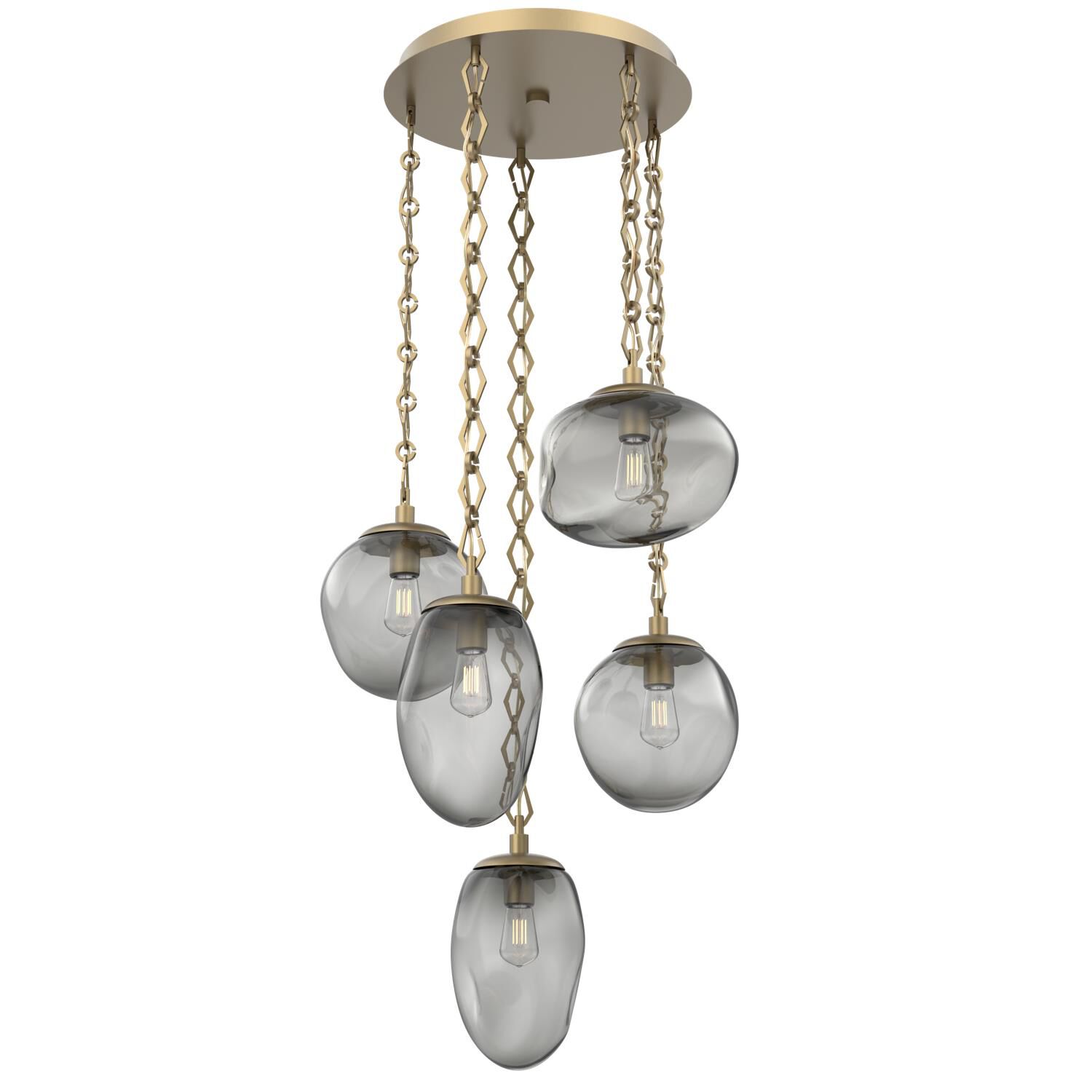 Levi Wilson Cosmos 24 Inch Multi Light Pendant by Hammerton Studio