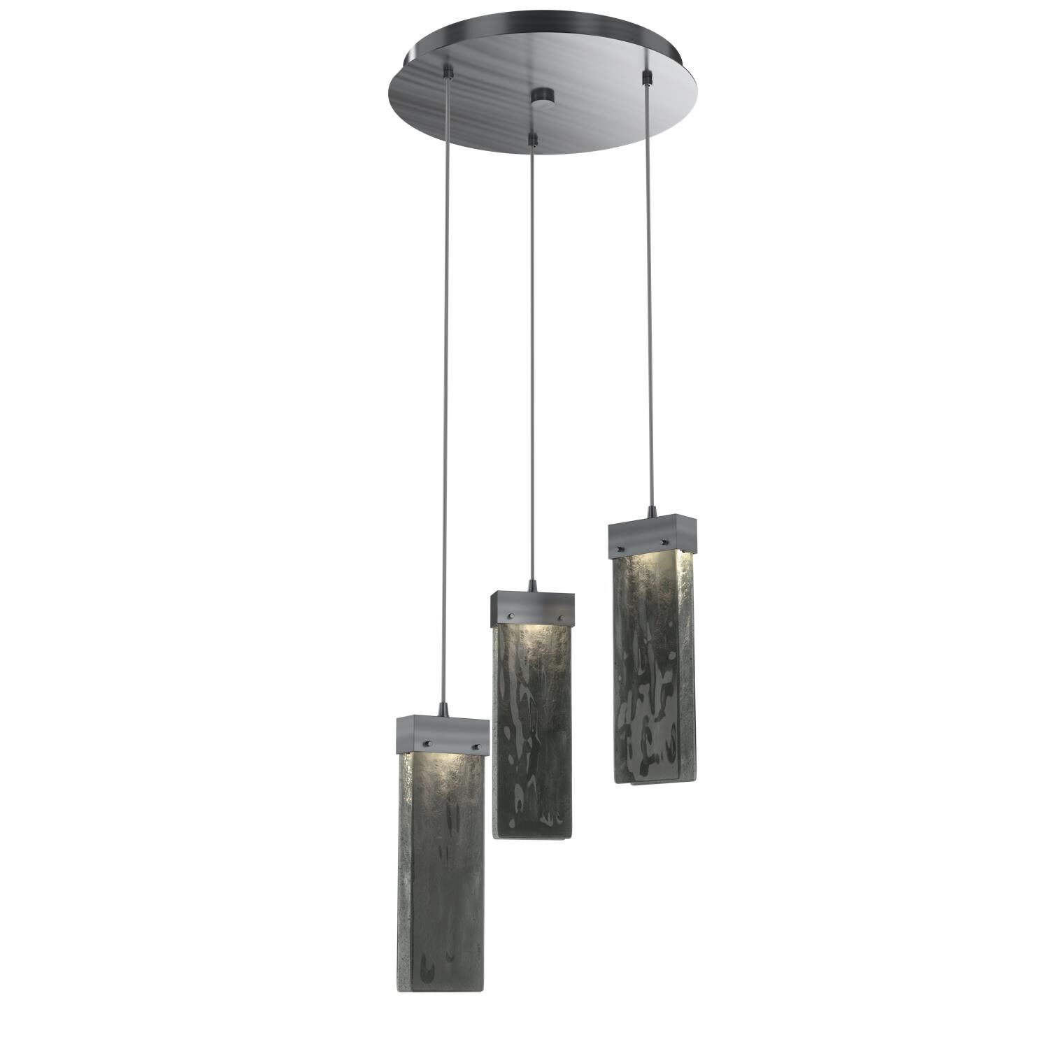 Parallel 16 Inch 3 Light LED Multi Light Pendant by Hammerton Studio