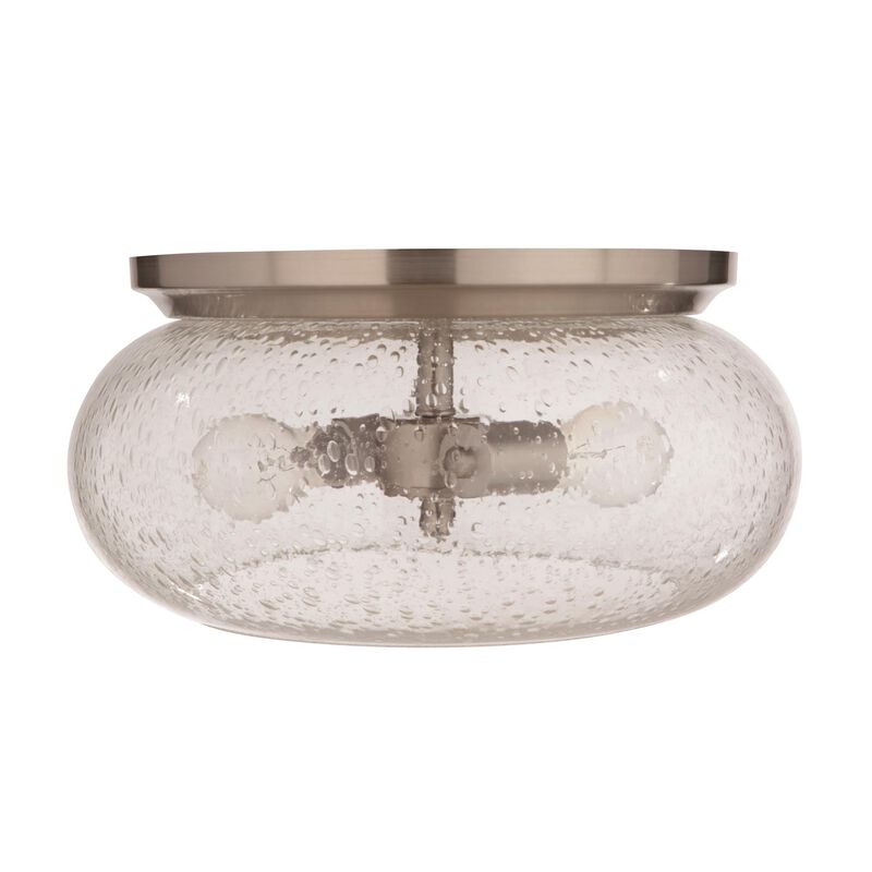 Serene 14 Inch 2 Light Semi Flush Mount by Craftmade