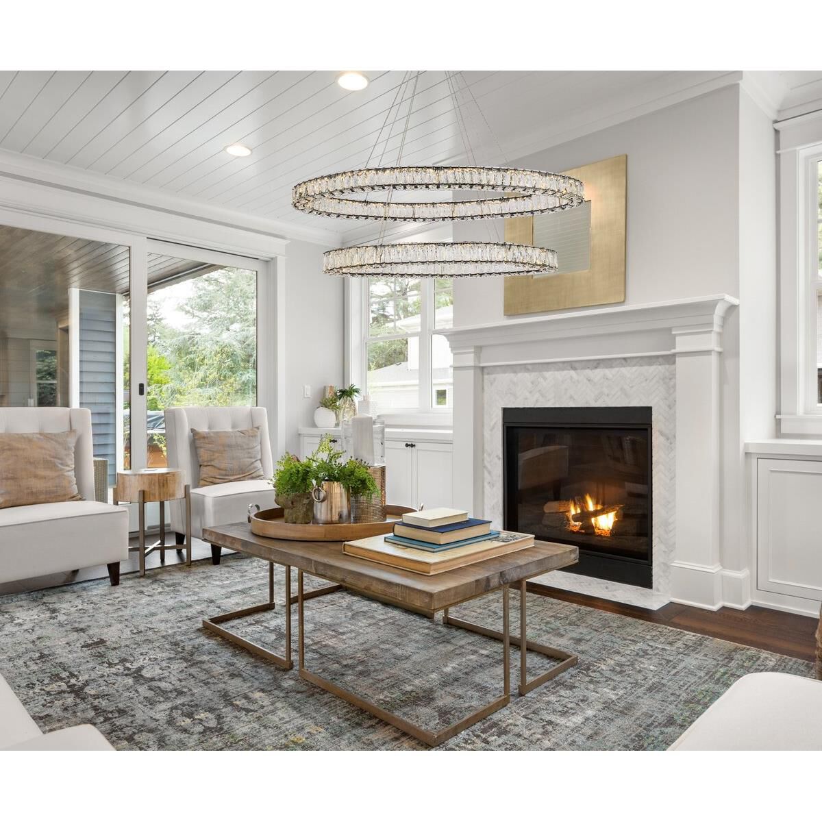 Monroe Chandelier by Elegant Lighting