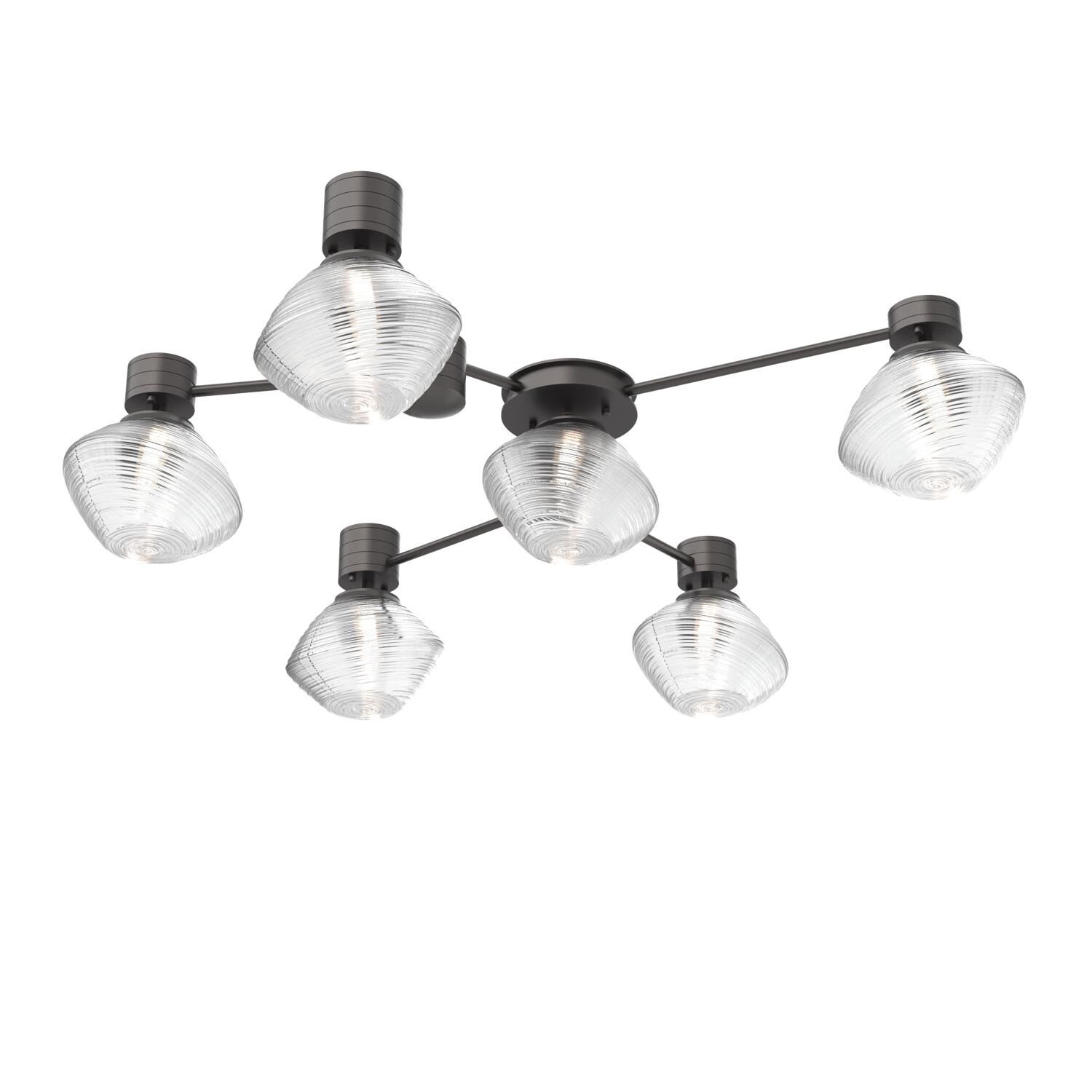 Levi Wilson Mesa 37 Inch Semi Flush Mount by Hammerton Studio