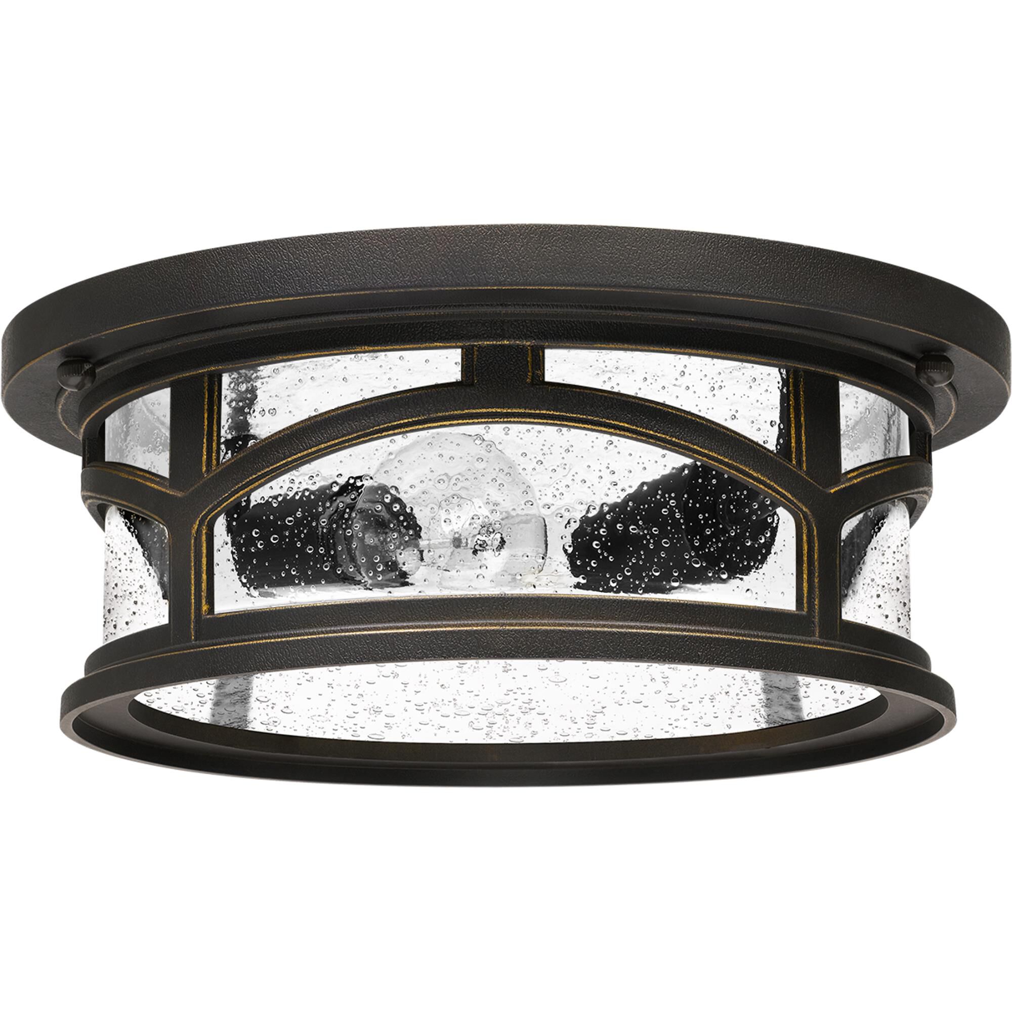 Shown in Palladian Bronze finish and Clear Seedy glass