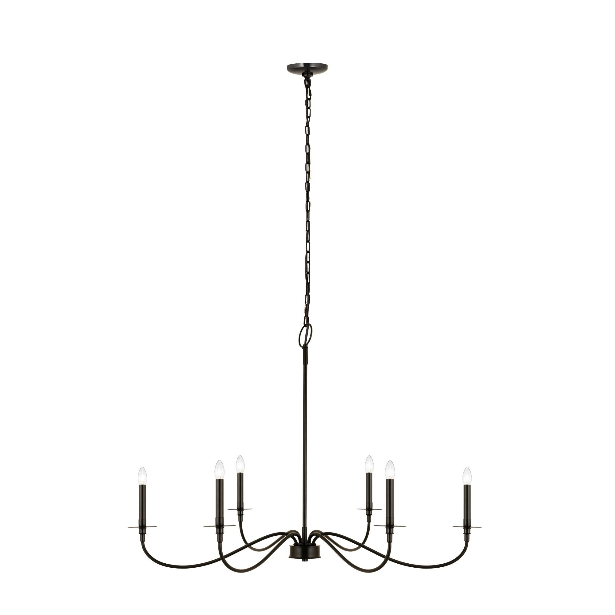 Arrington 42 Inch 6 Light Chandelier by Z-Lite