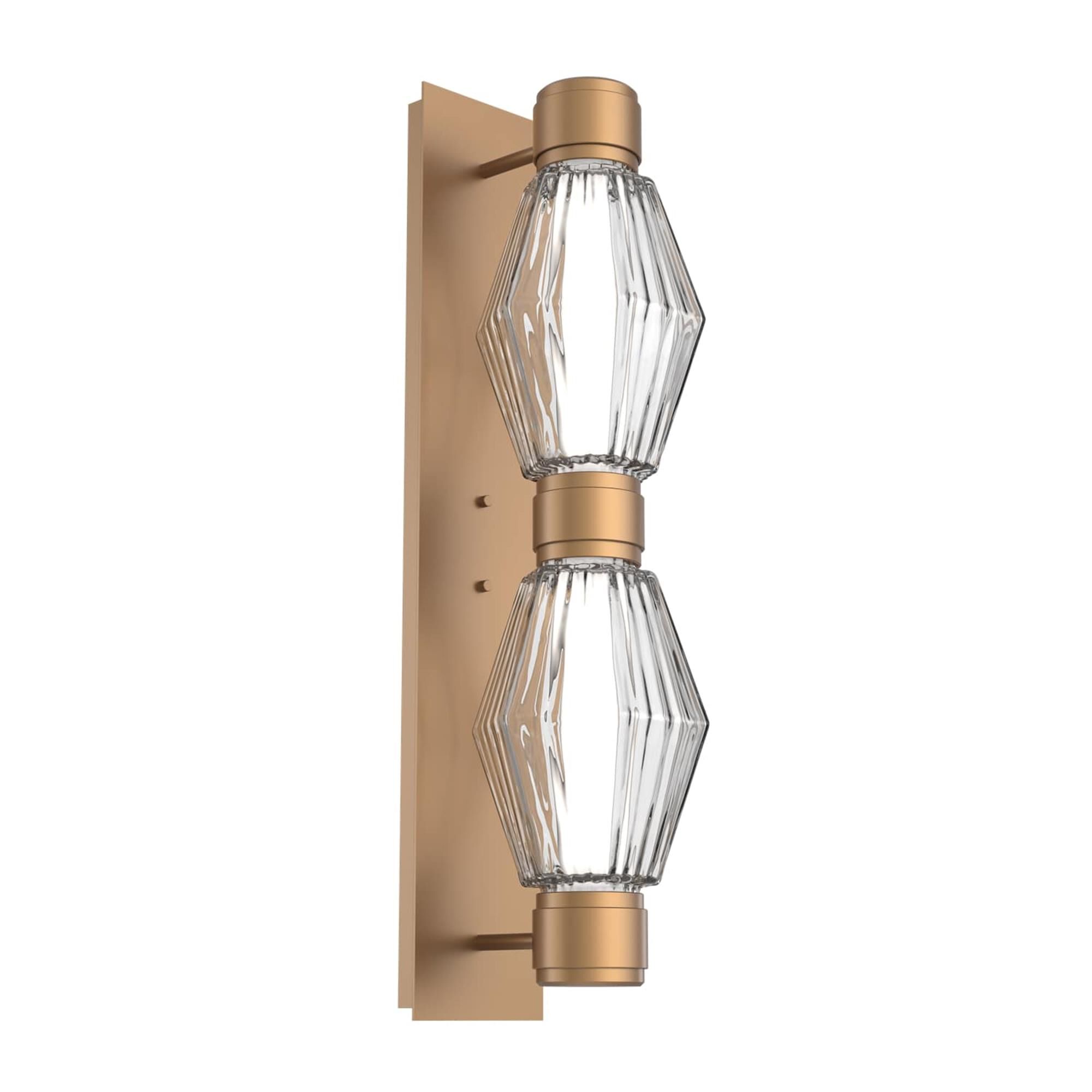 Aalto Mandrel 28 Inch Wall Sconce by Hammerton Studio