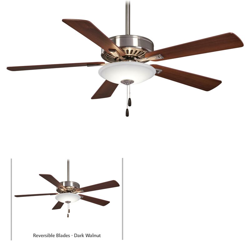 Contractor 52 Inch Ceiling Fan with Light Kit by Minka Aire