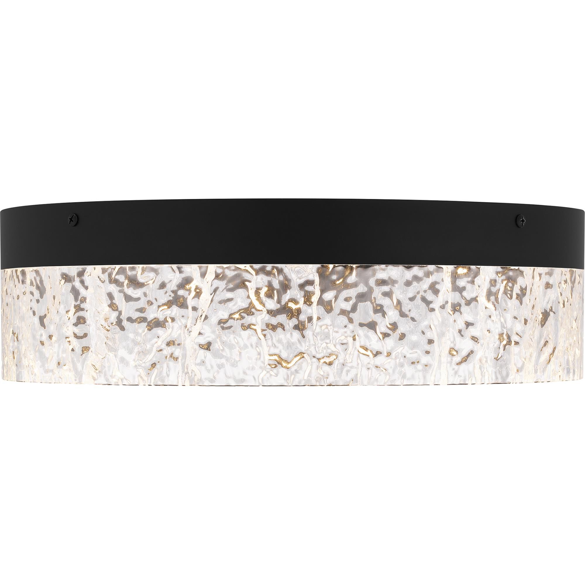 Shown in Matte Black finish and Clear Textured Acrylic shade