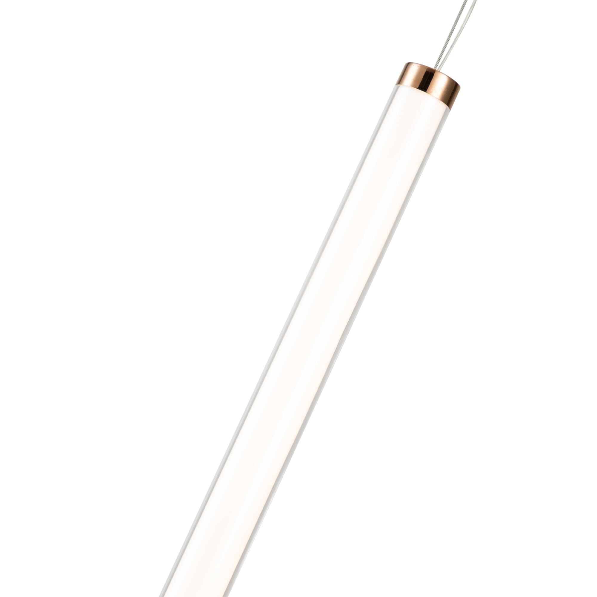 Shown in Rose Gold finish and Hammered Blue and Clear glass