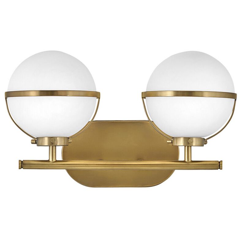 Hollis 15 Inch 2 Light Bath Vanity Light by Hinkley