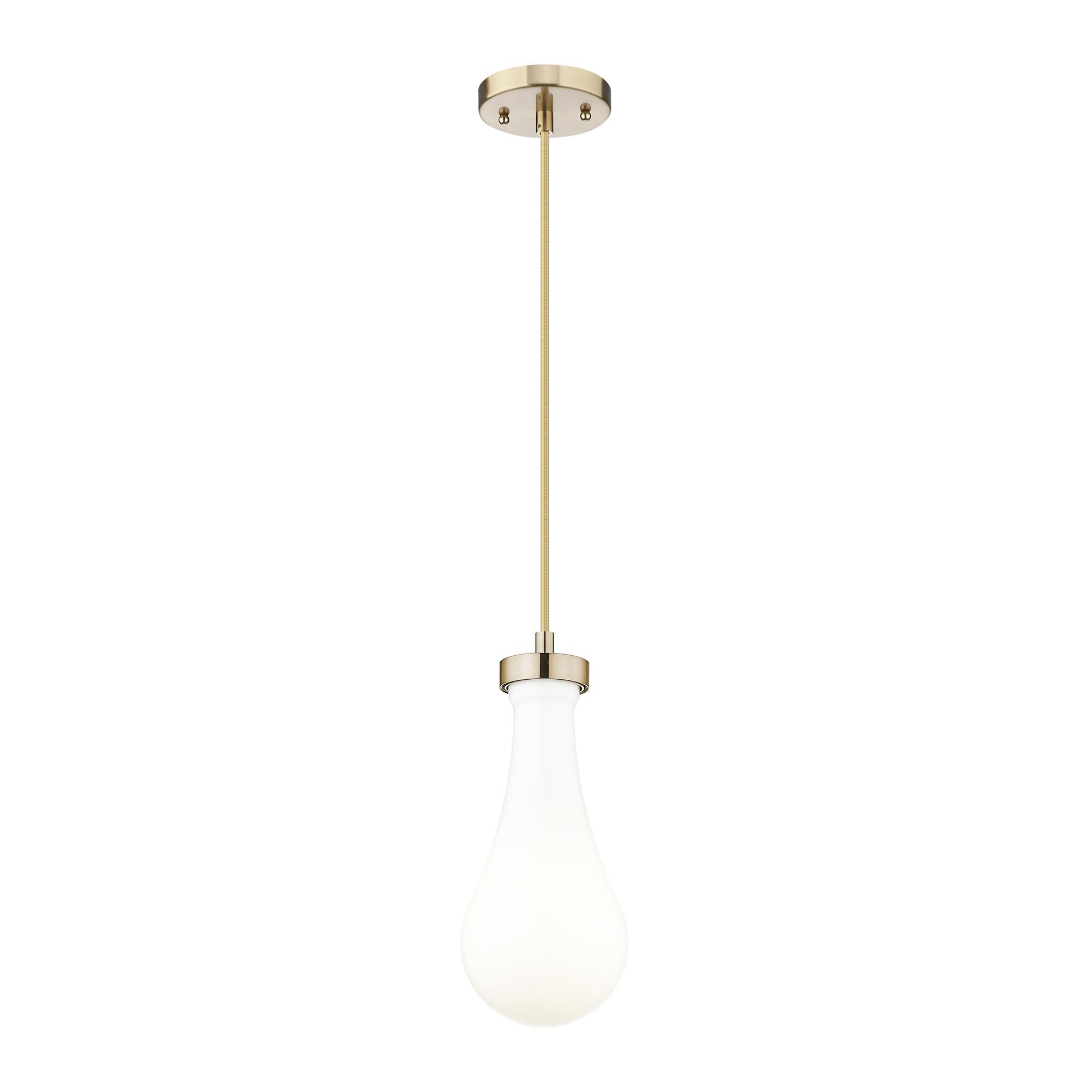 Shown in Champagne Bronze finish and Gloss White glass
