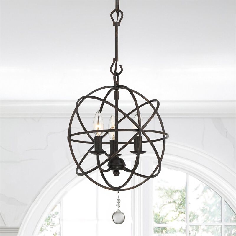 Solaris 13 Inch Mini Chandelier by Crystorama