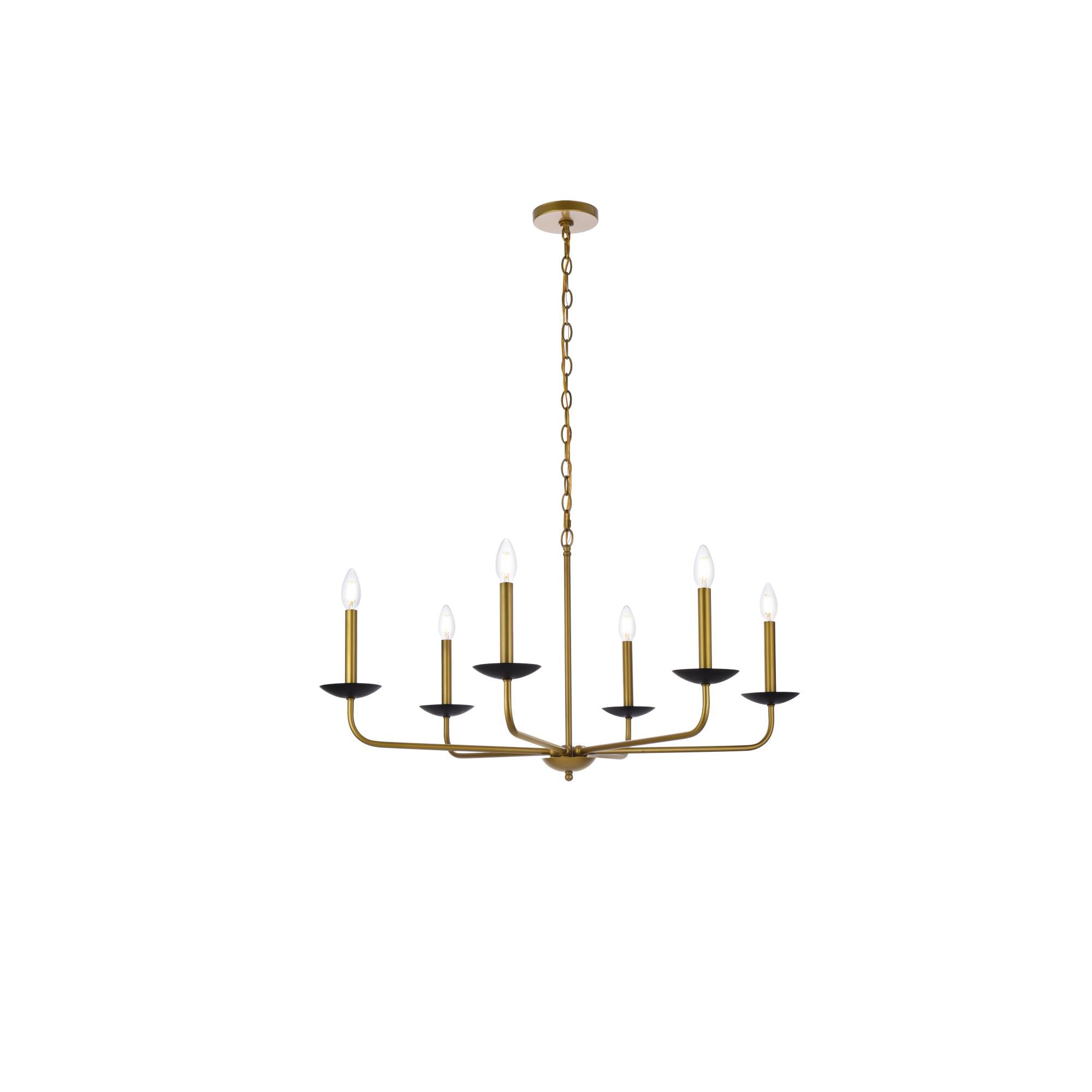 Shown in Black and Brass finish