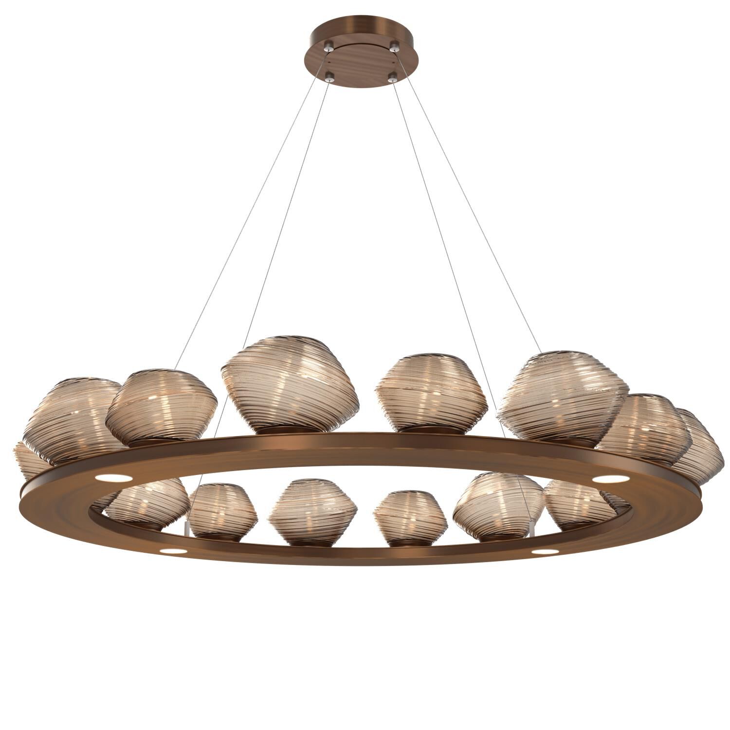 Mesa 48 Inch 20 Light LED Chandelier by Hammerton Studio