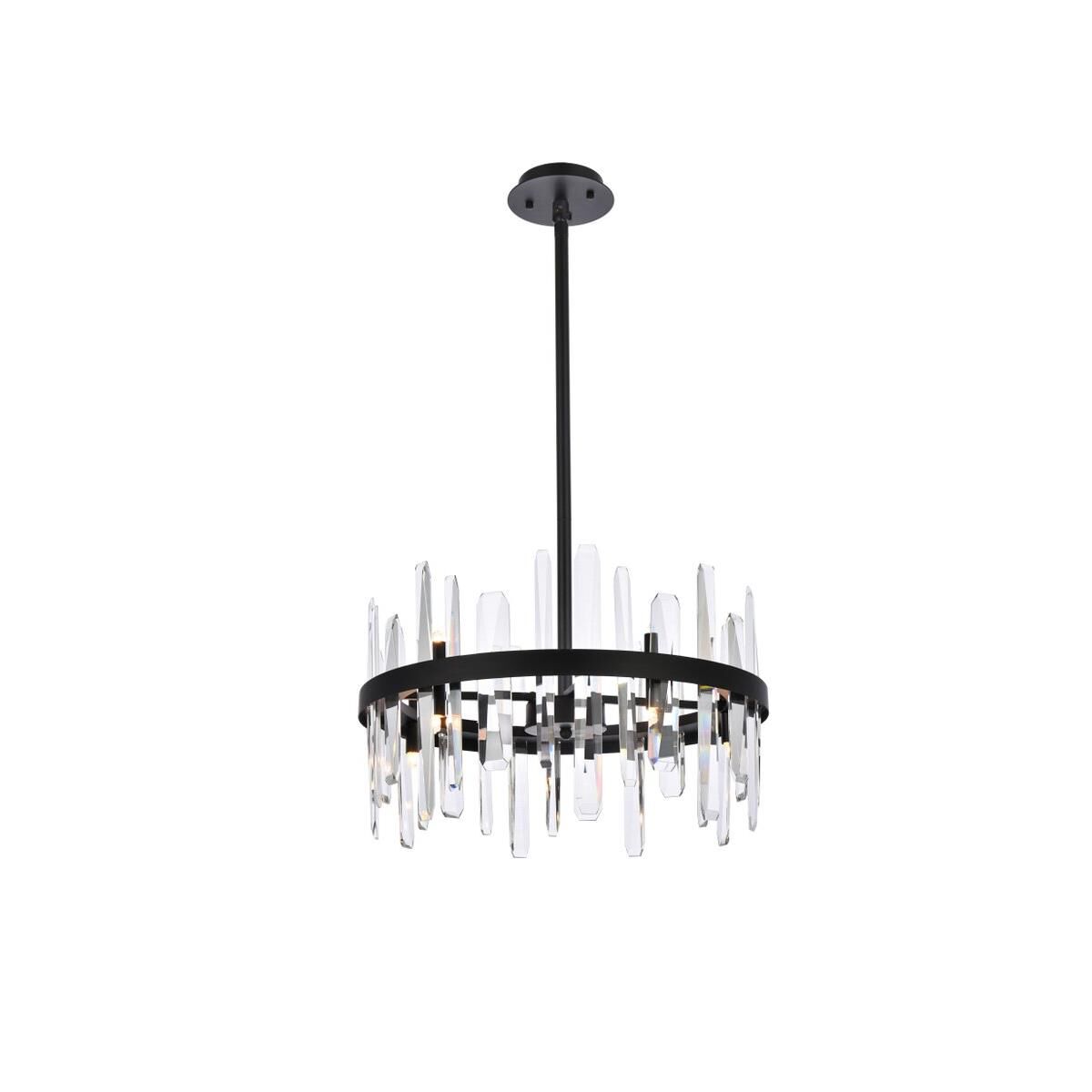 Serena 20 Inch Large Pendant by Elegant Lighting