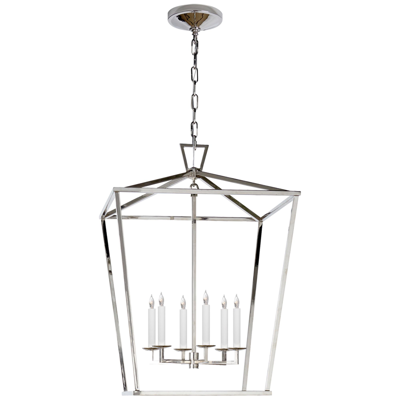 Chapman & Myers Darlana 24 Inch Cage Pendant by Visual Comfort Signature Collection