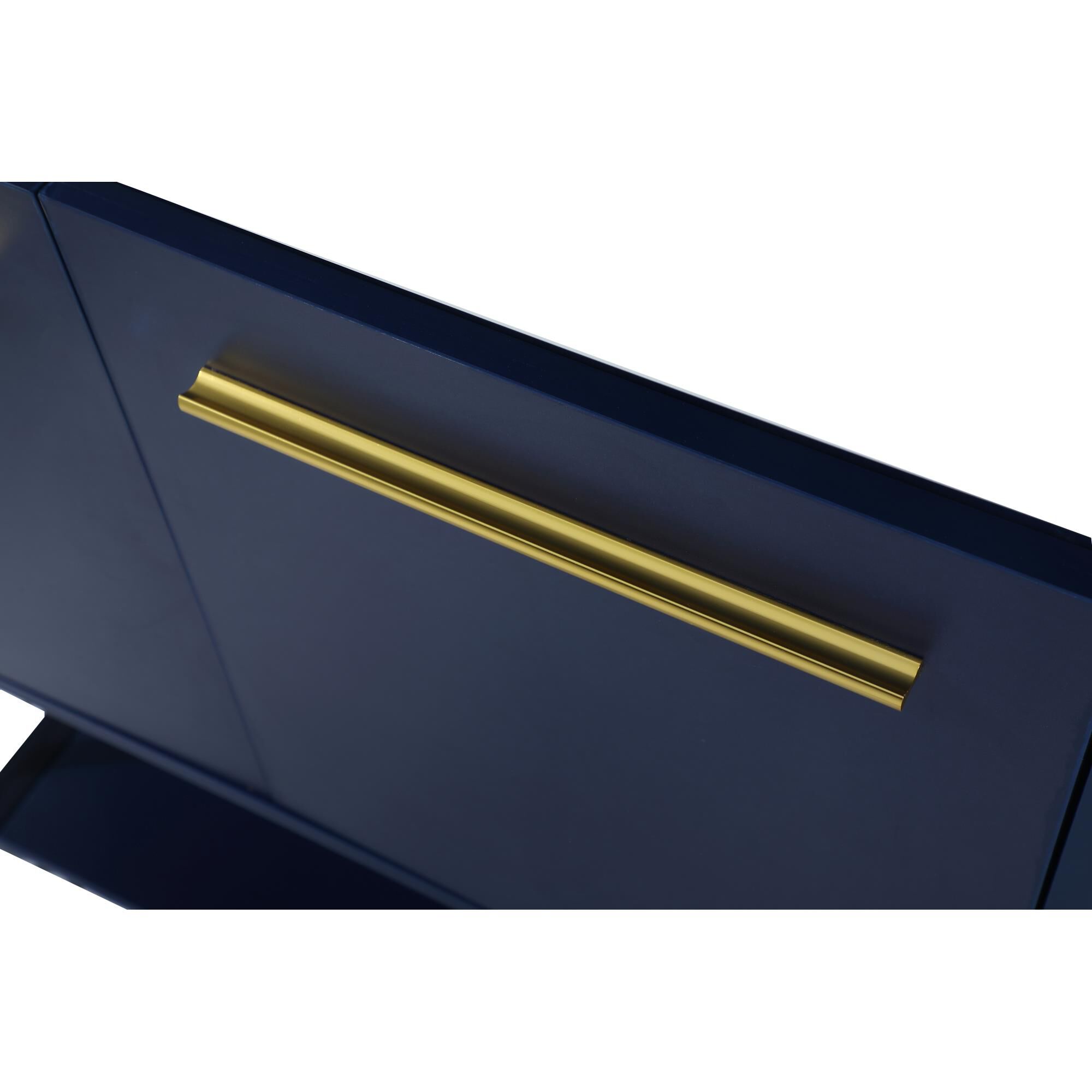 Shown in Blue finish