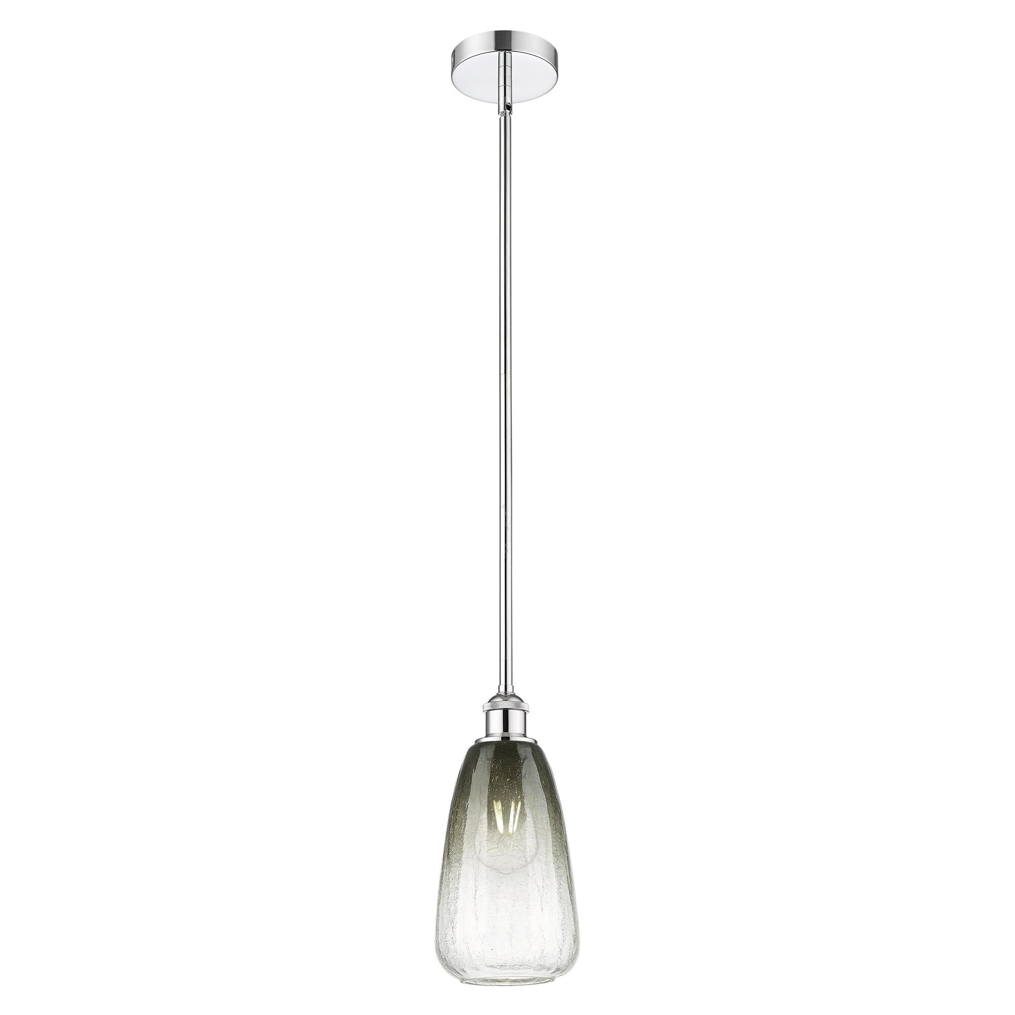 Shown in Polished Chrome finish and Slate glass