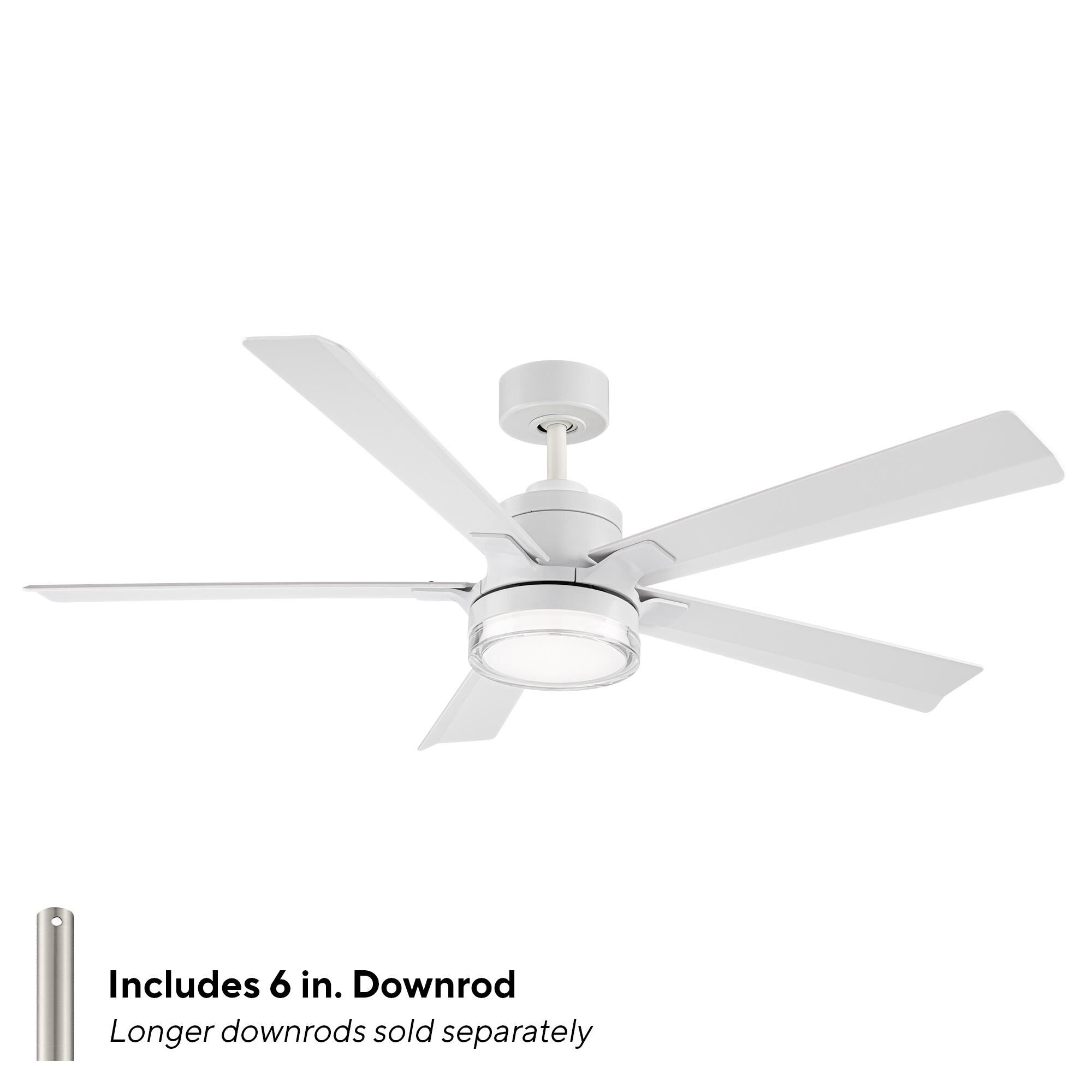 Shown in Matte White finish