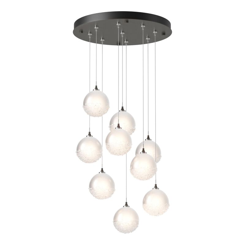 Fritz 20 Inch 9 Light Multi Light Pendant by Hubbardton Forge