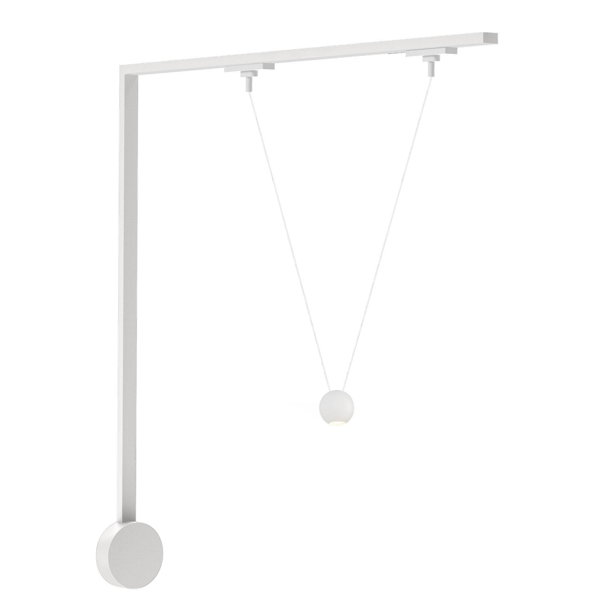 Shown in White finish and Clear Acrylic Lens glass