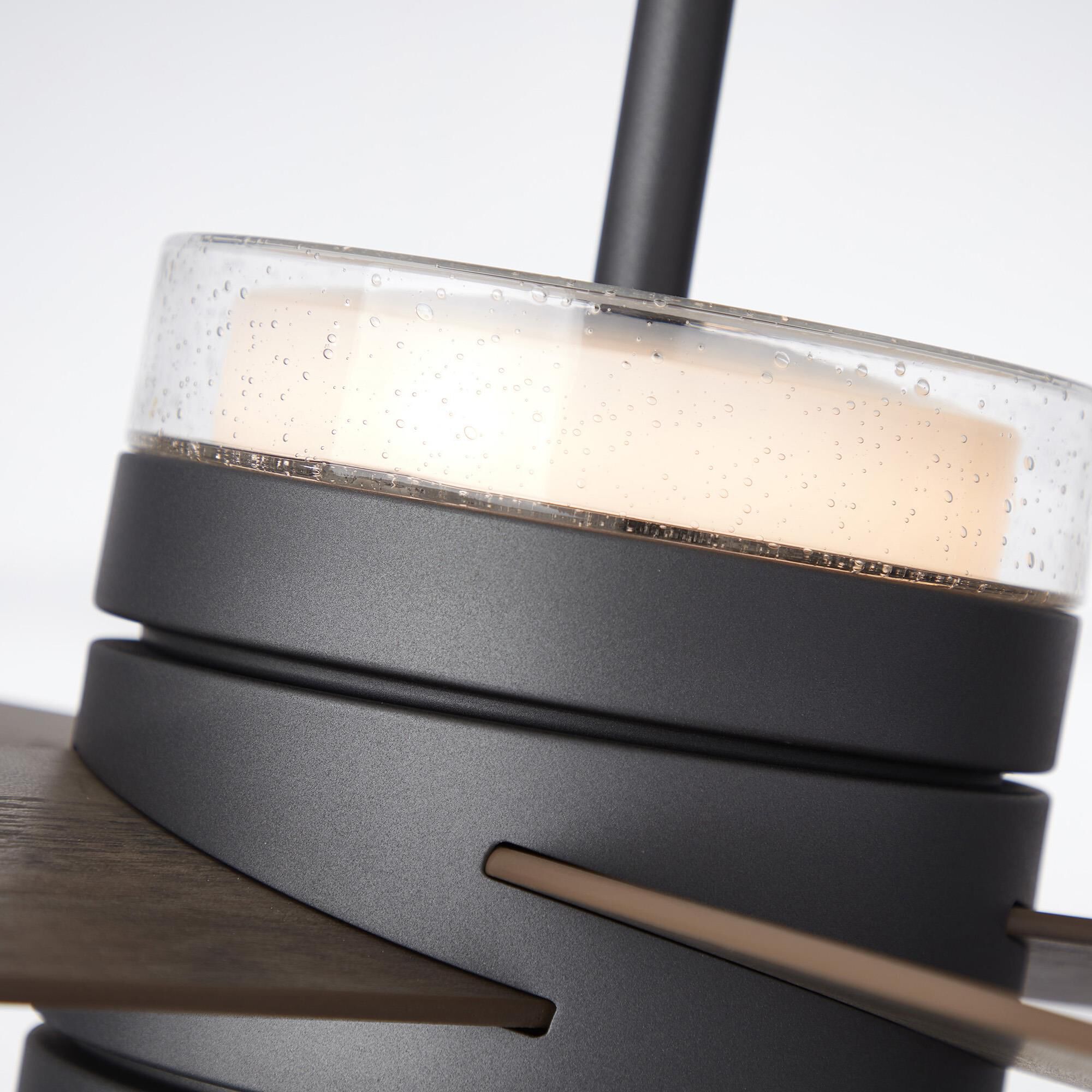 Shown in Graphite finish and Opal Matte glass